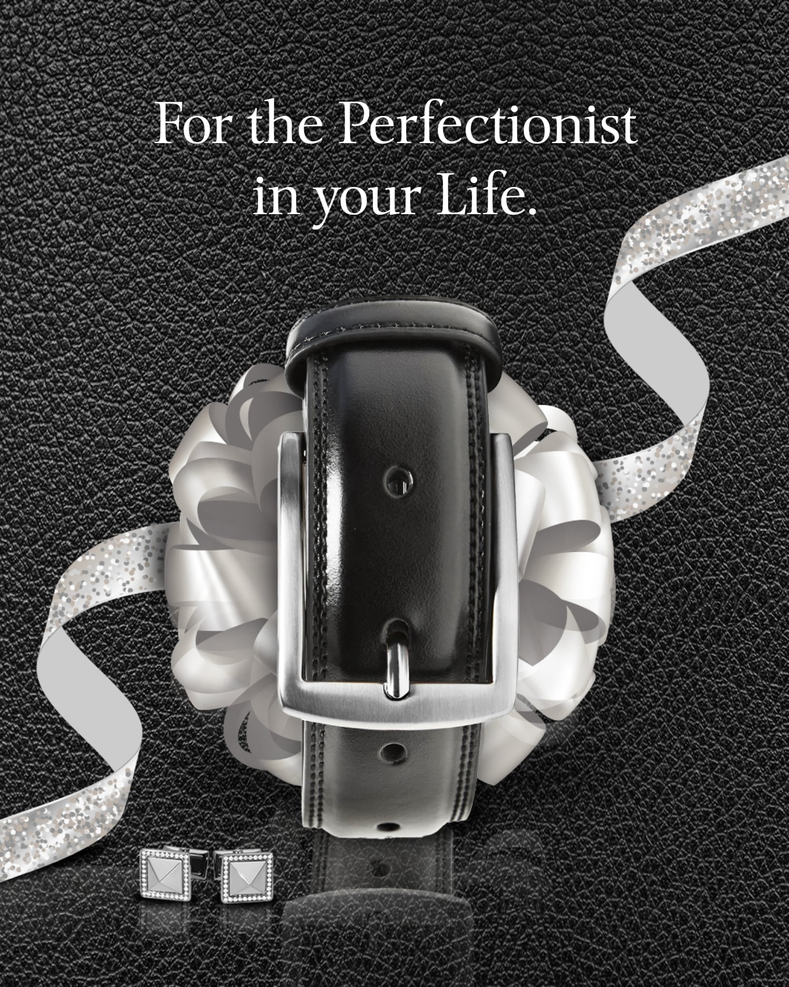 Genuine Leather Belt for Men – Zinc Alloy Buckle, 1.25" Strap - Overture Gifts