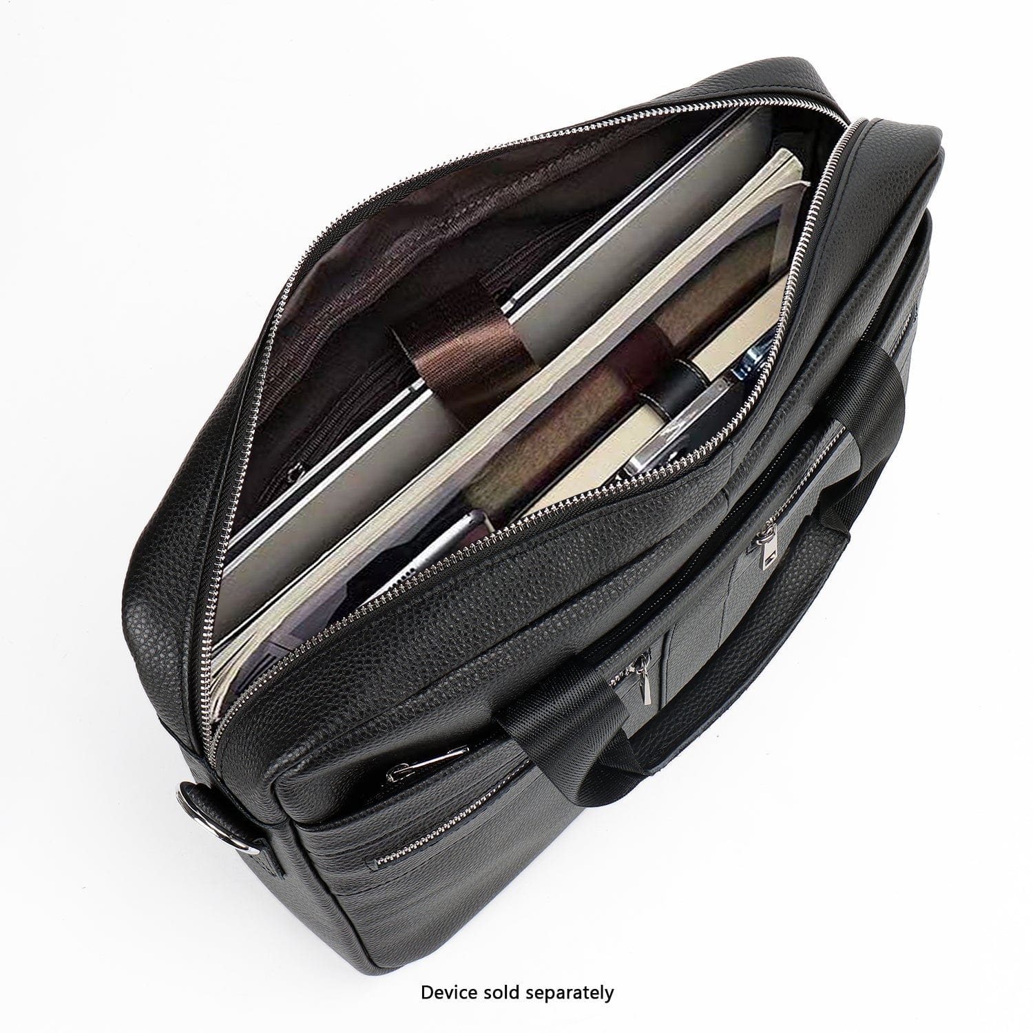 Genuine Leather Business Bag Briefcase - Laptops up to 16-inch - Overture Gifts