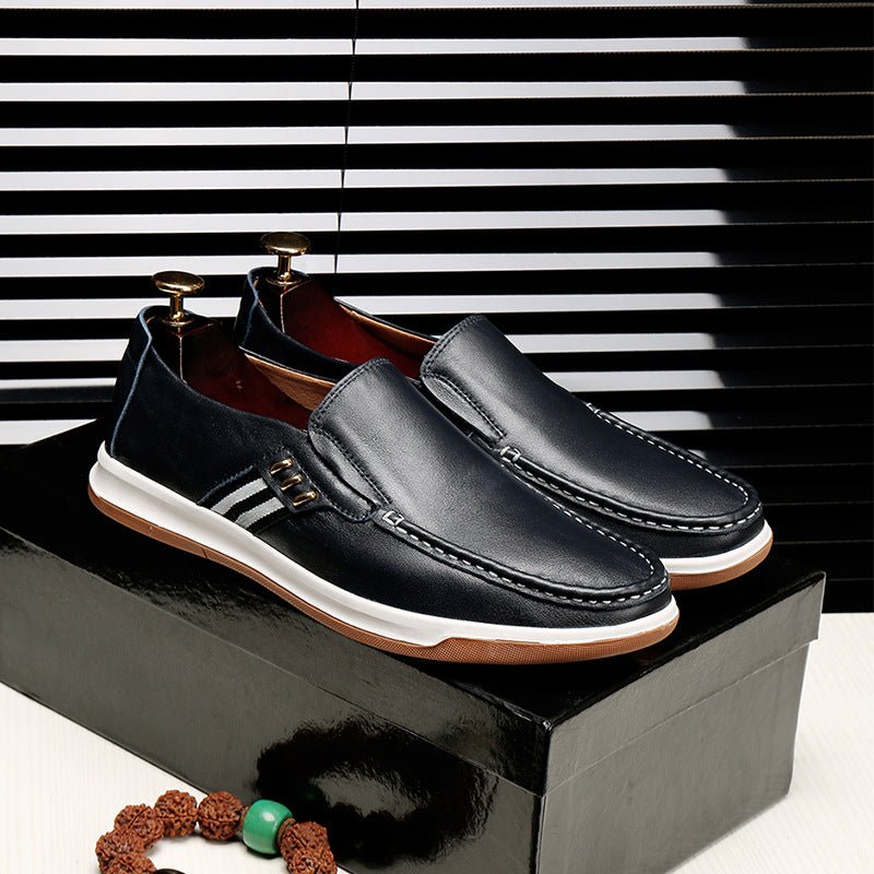 Genuine Leather Casual Men's Shoes - Fashion Brand - Overture Gifts