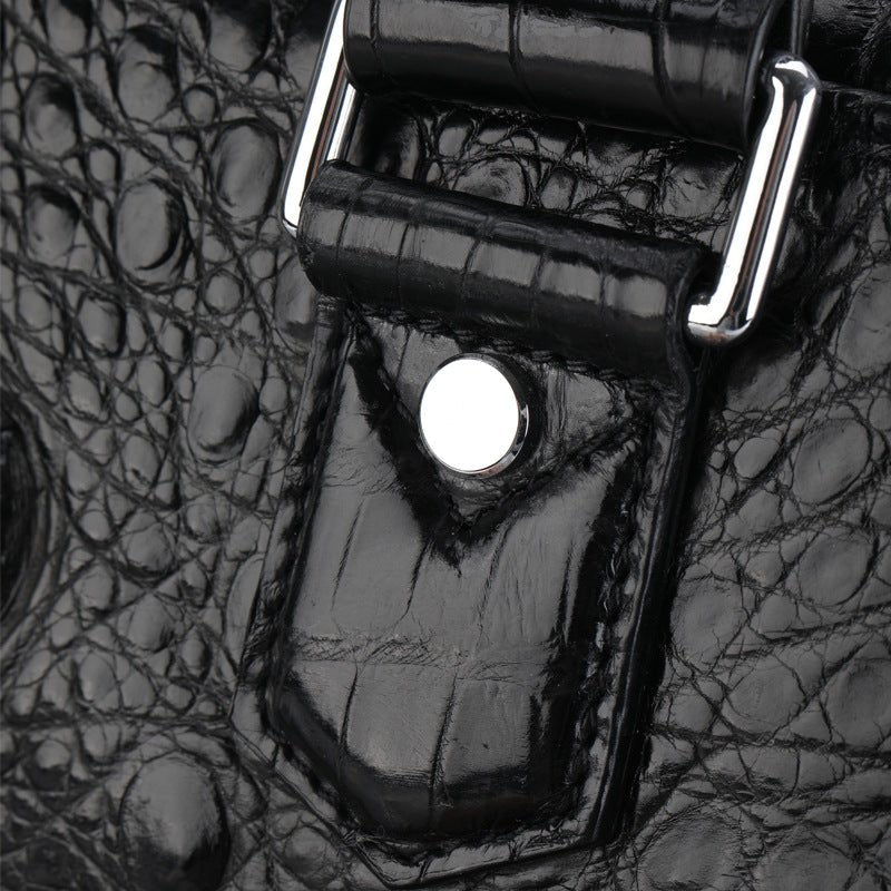 Genuine Leather Crocodile Leather Men's Luggage Bag Outdoor Travel Large Handbag - Overture Gifts