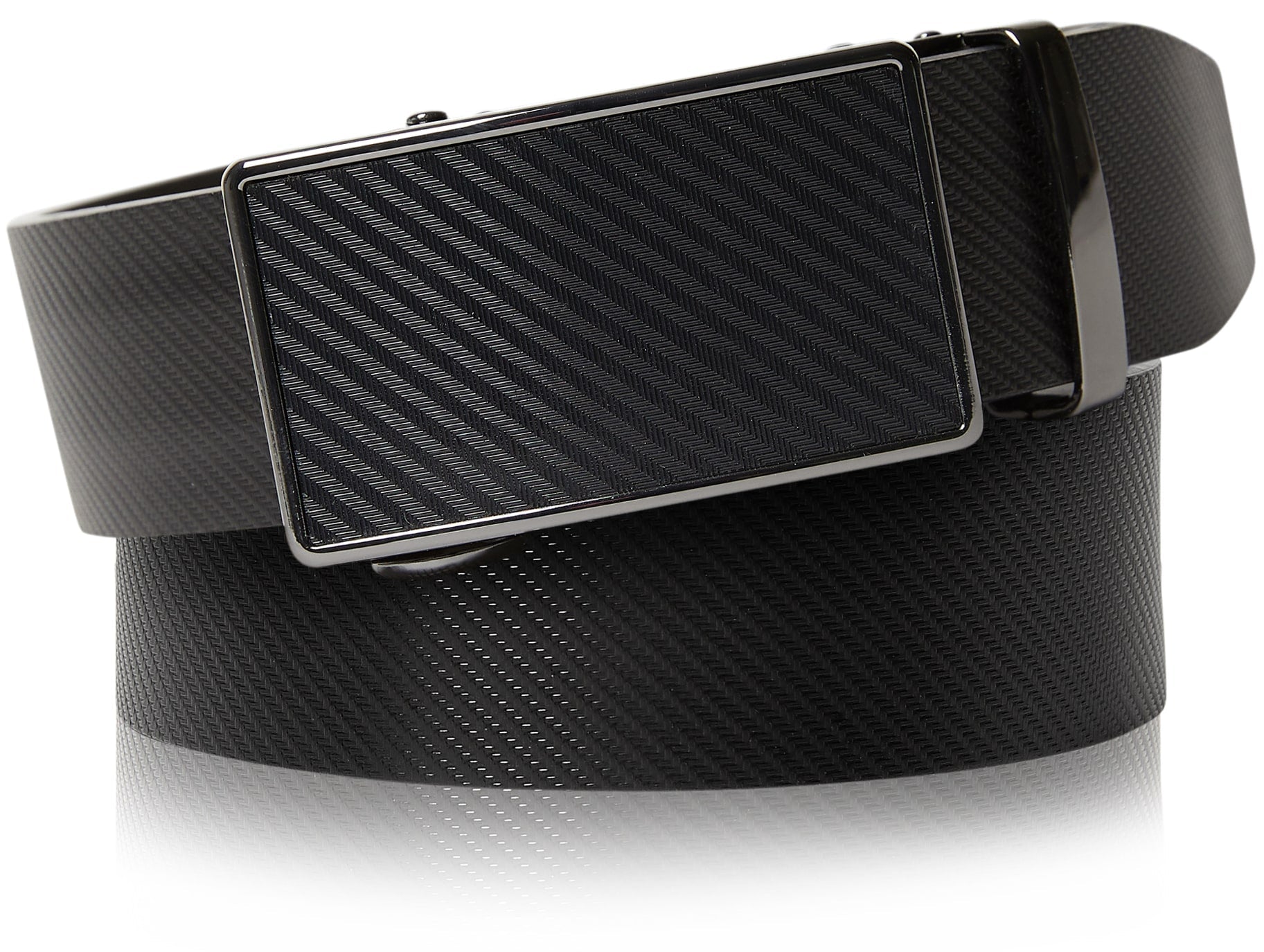 Genuine Leather Ratchet Belt – No Holes, Custom Fit - Overture Gifts
