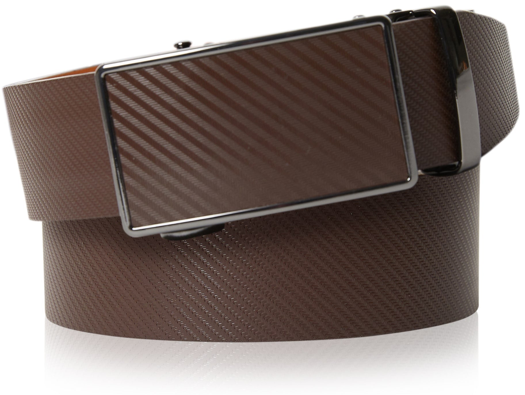 Genuine Leather Ratchet Belt – No Holes, Custom Fit - Overture Gifts