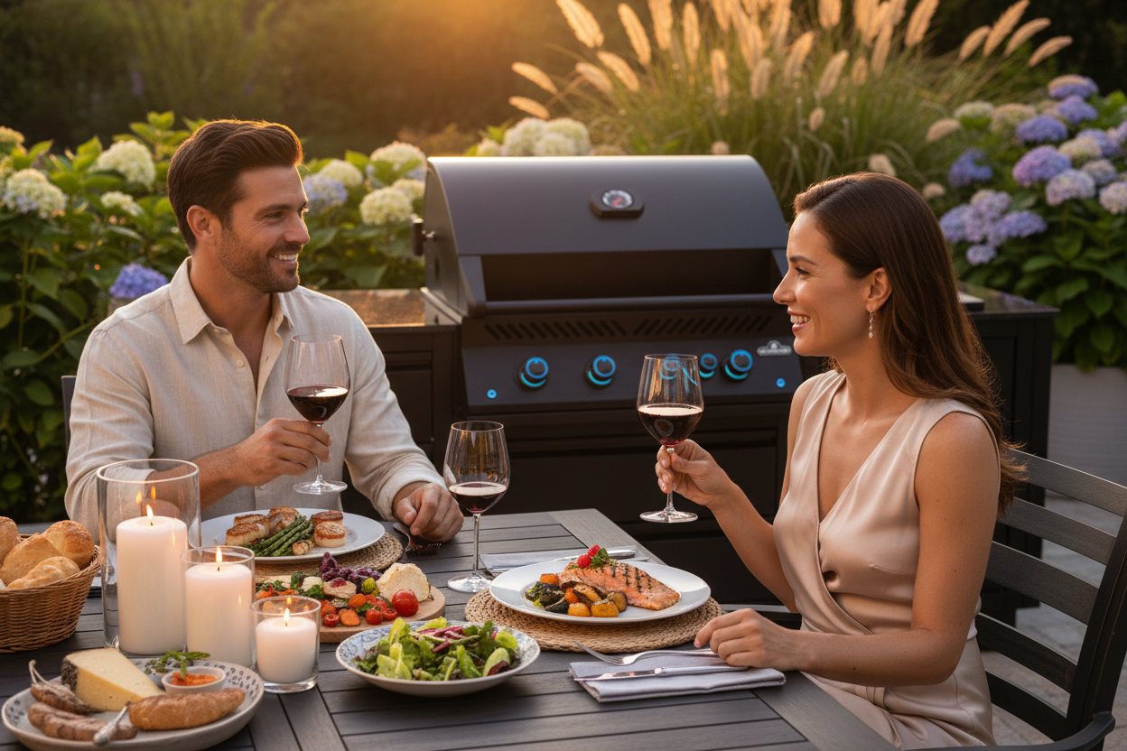 Golden Hour Outdoor Feast