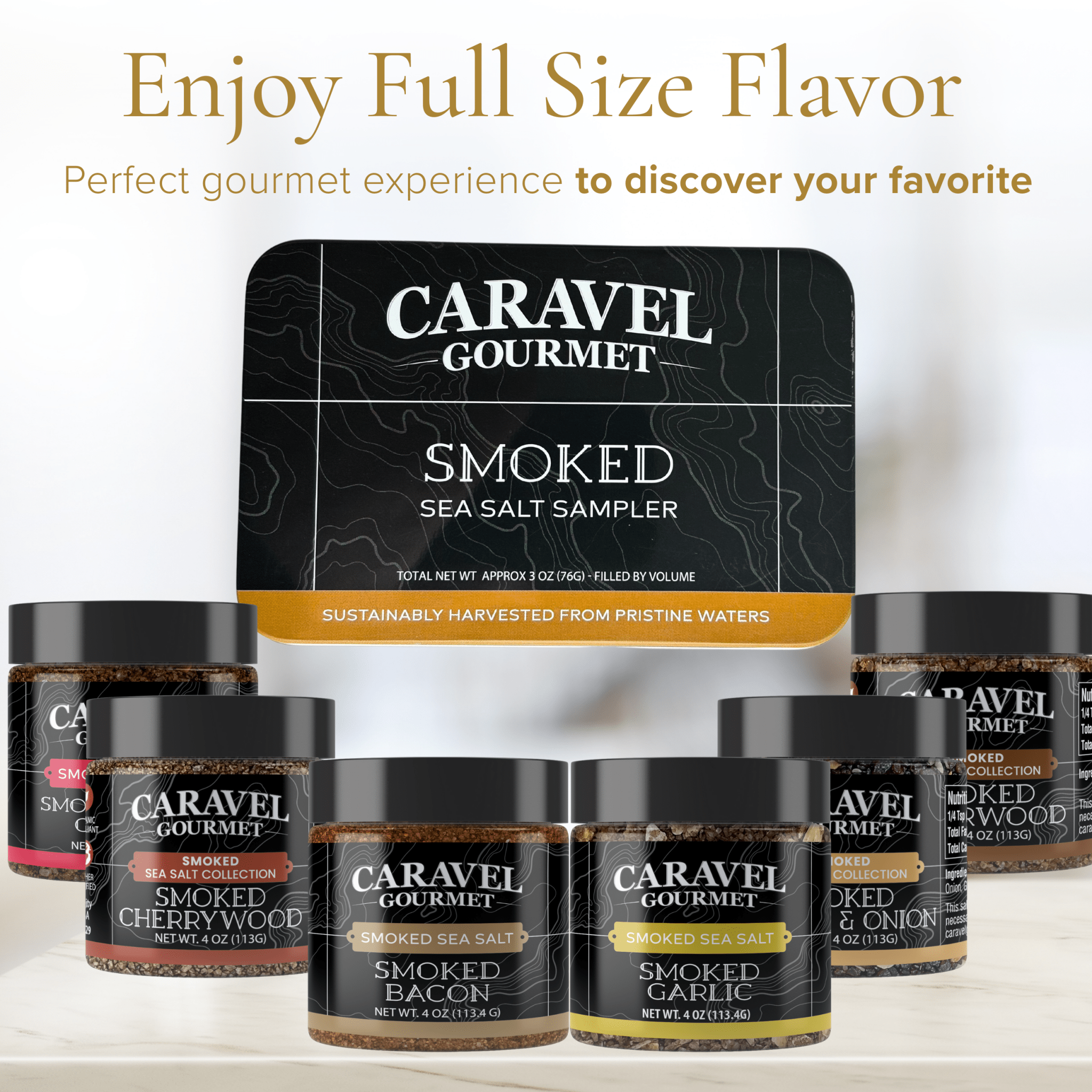 Gourmet Smoked Sea Salt Sampler - Overture Gifts