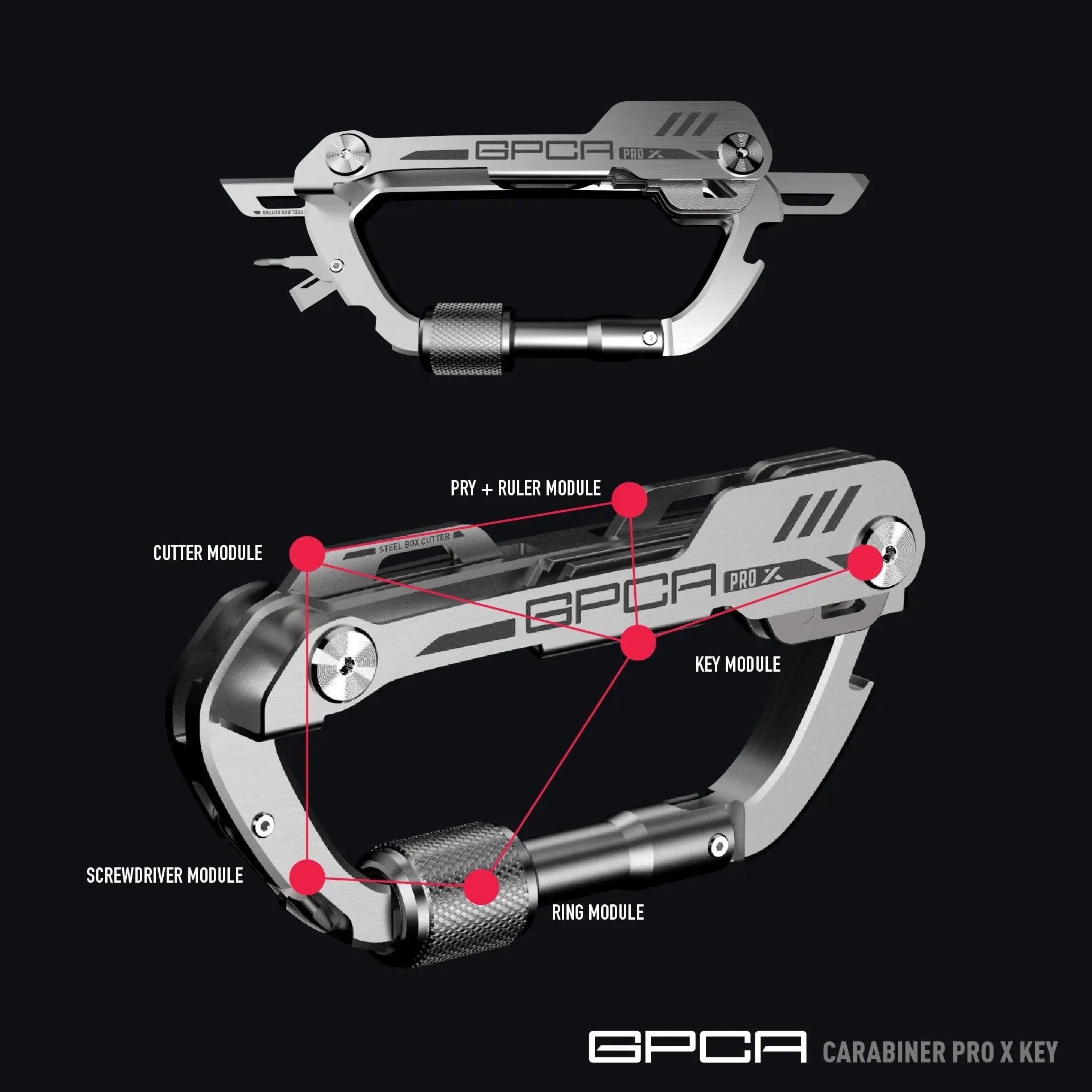 GPCA Carabiner PRO X KEY - Overture Gifts