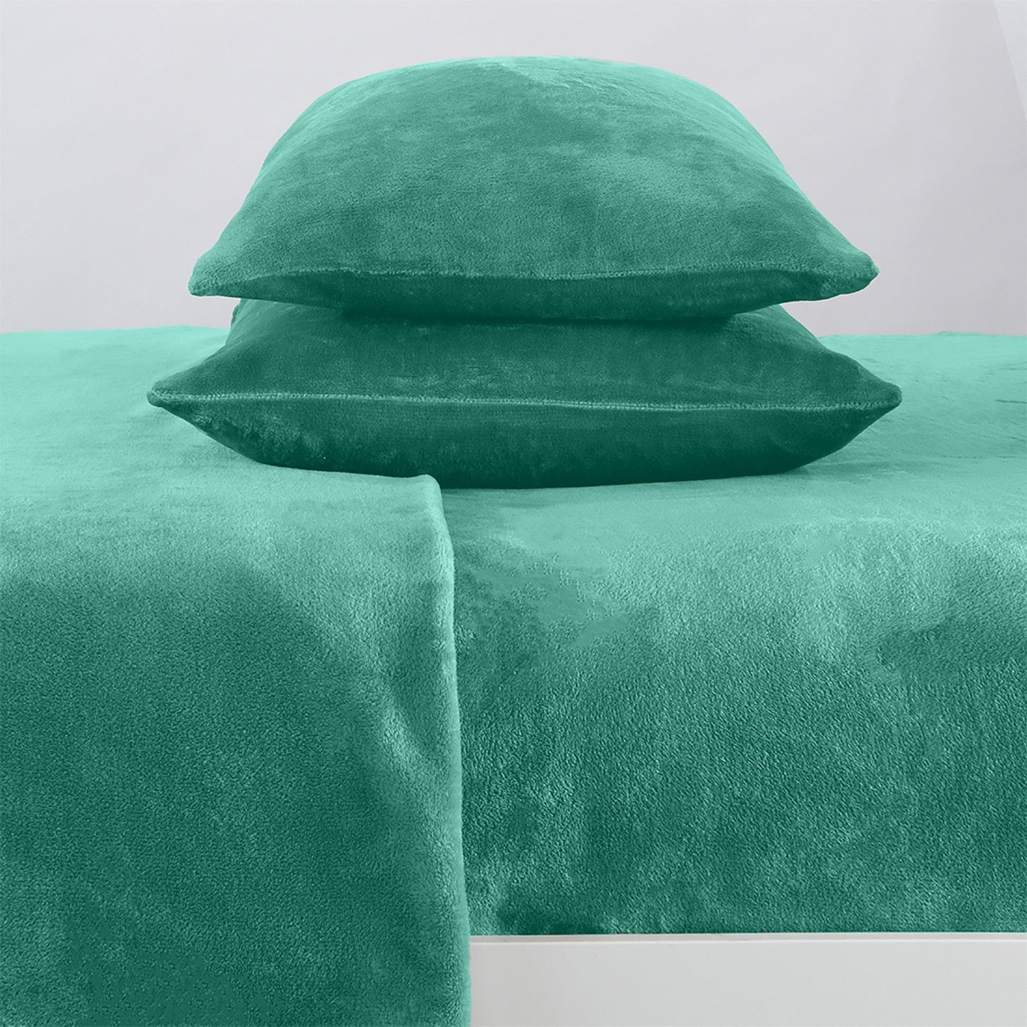 Solid Plush Sheet - Velvet Luxe Collection