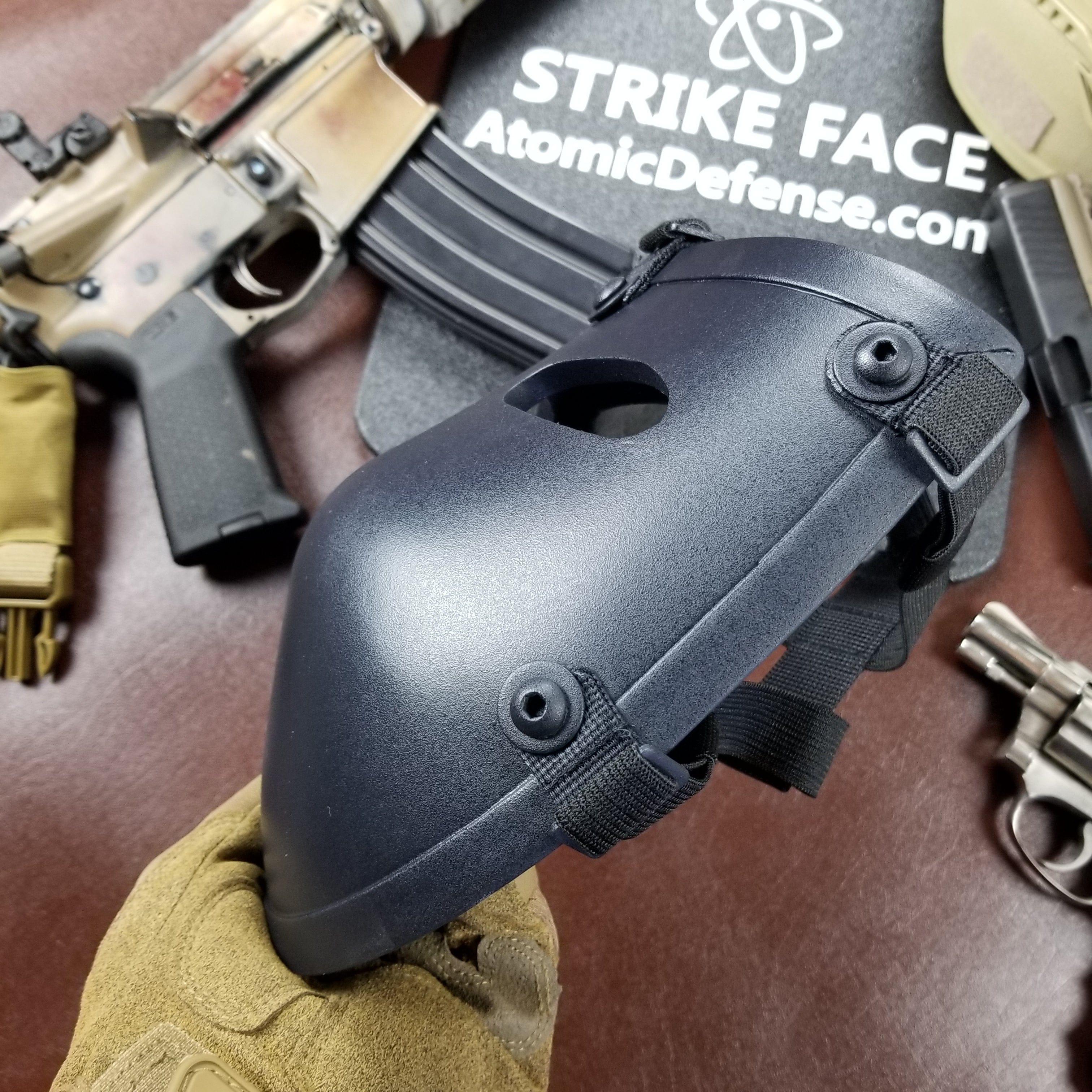Half Face Bulletproof Mask for Helmets - NIJ Level IIIA+