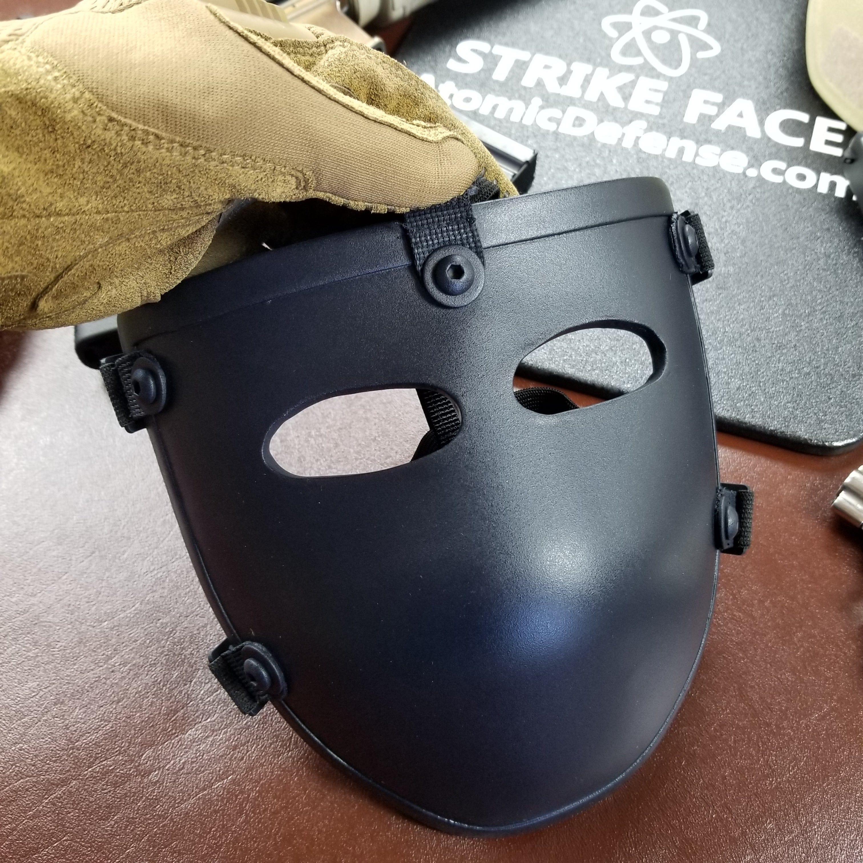 Half Face Bulletproof Mask for Helmets - NIJ Level IIIA+