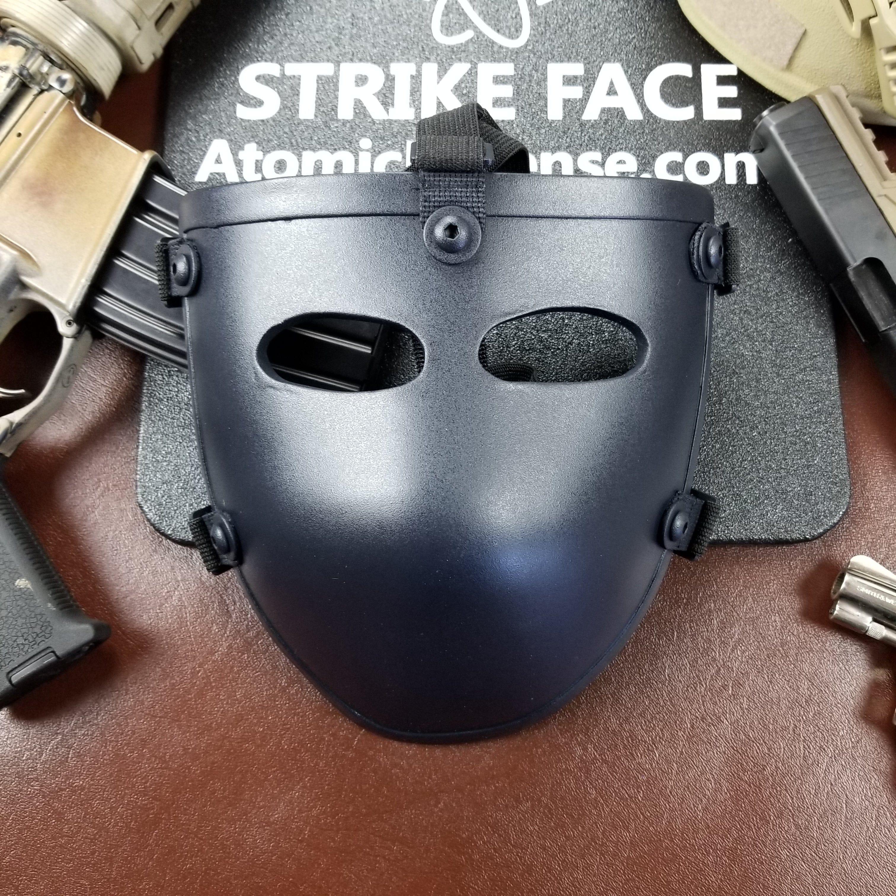 Half Face Bulletproof Mask for Helmets - NIJ Level IIIA+