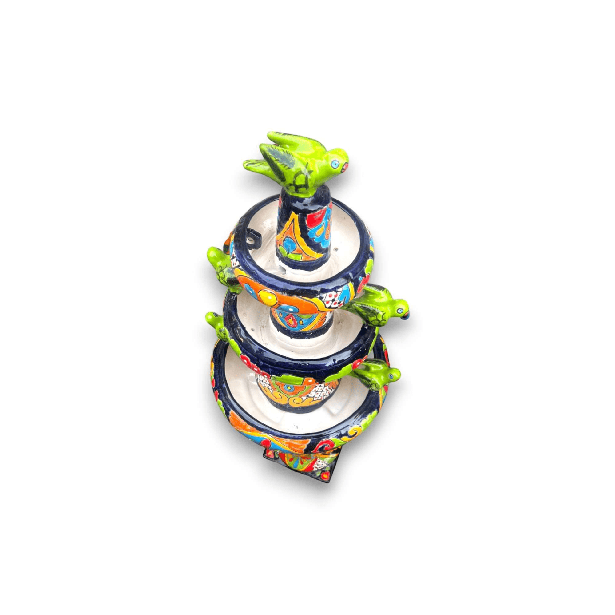Handmade Talavera Fountain | Authentic Mexican Art