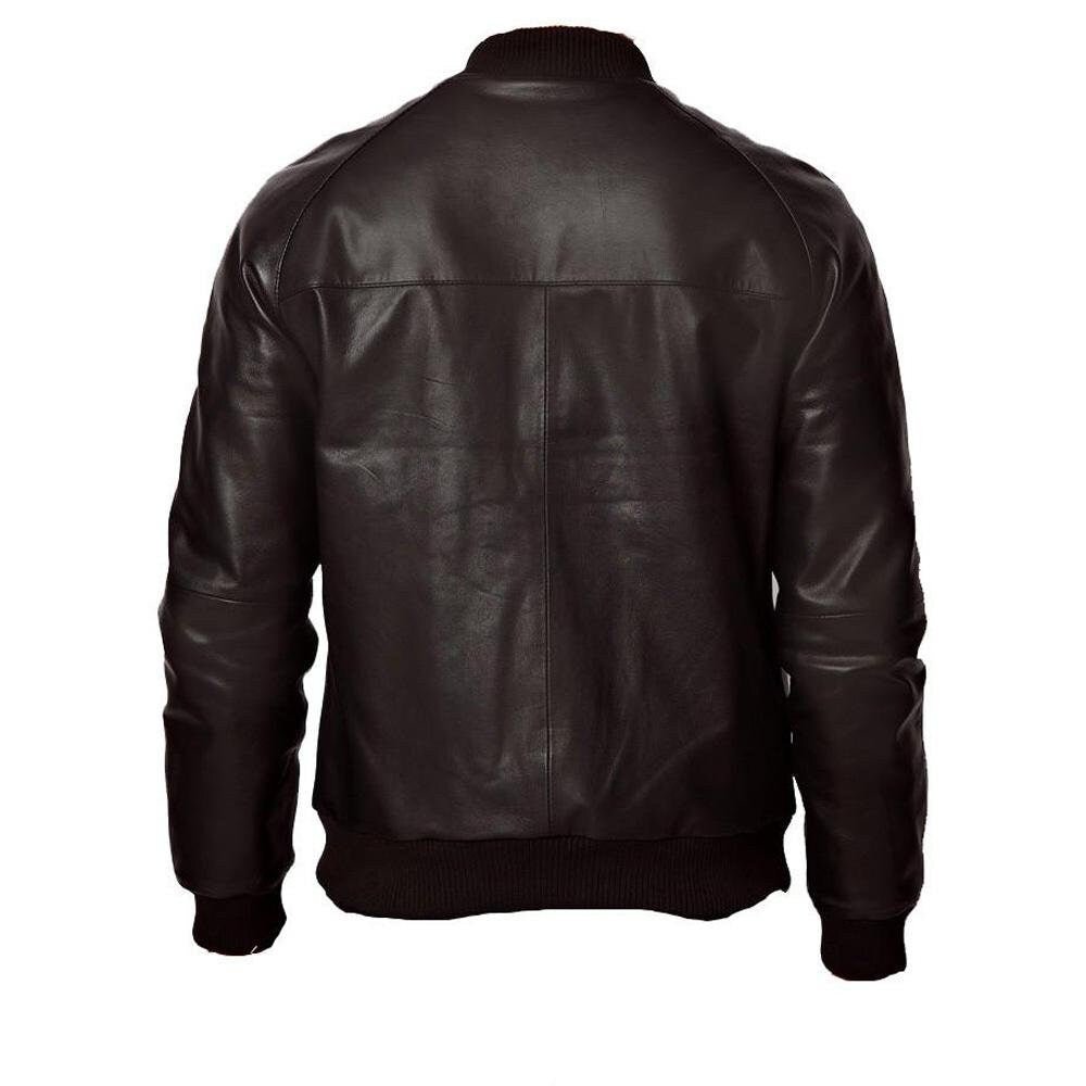 Handmade Black Bomber Style Ribbed Jacket - Overture Gifts