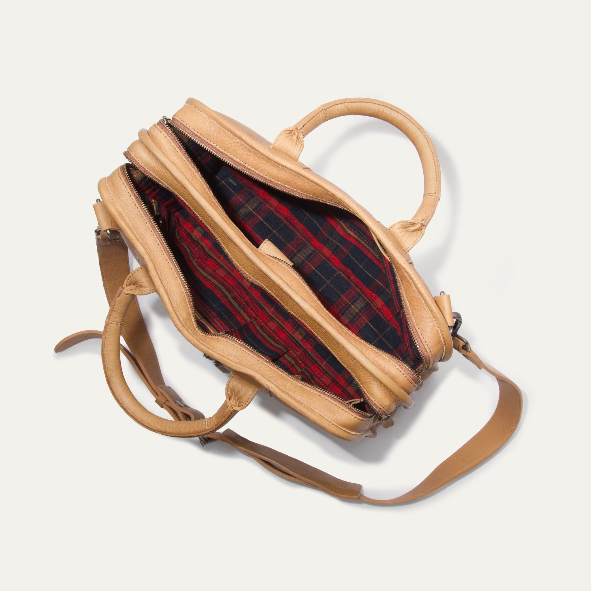 Hank Double Zip Briefcase - Overture Gifts