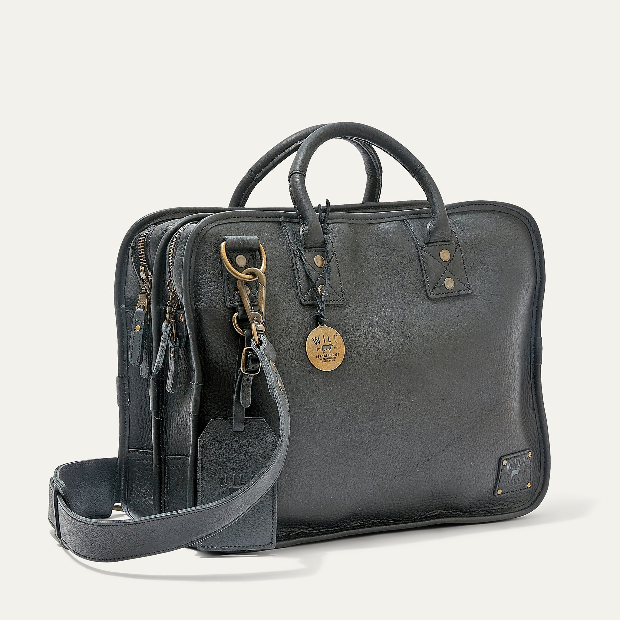 Hank Double Zip Briefcase - Overture Gifts