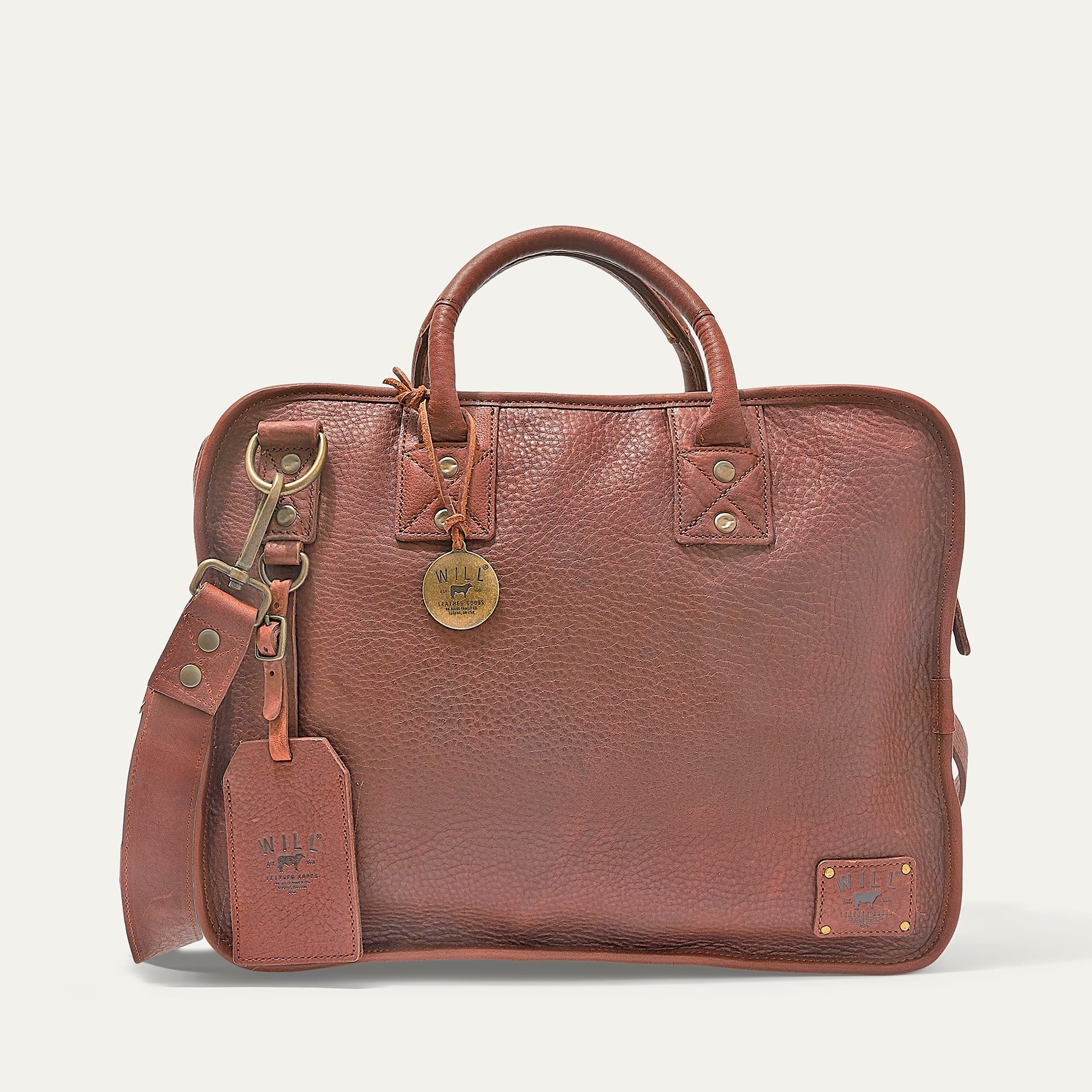 Hank Double Zip Briefcase - Overture Gifts