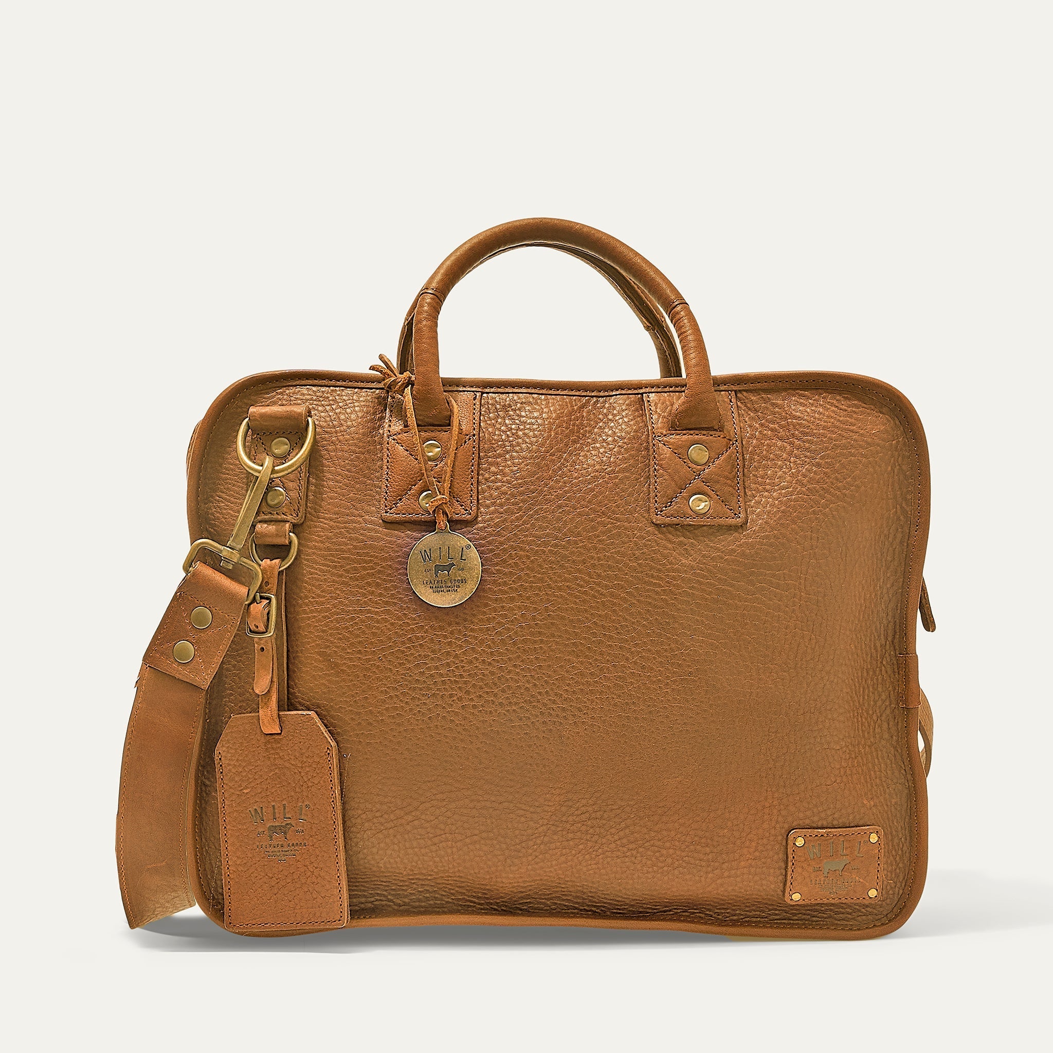 Hank Double Zip Briefcase - Overture Gifts