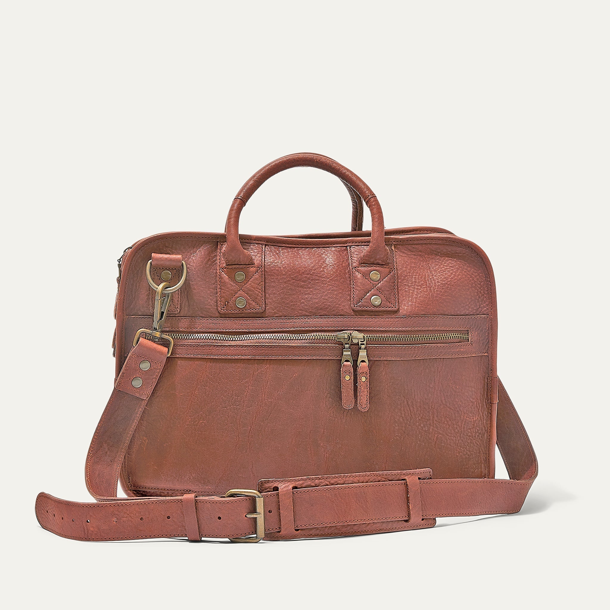 Hank Double Zip Briefcase - Overture Gifts