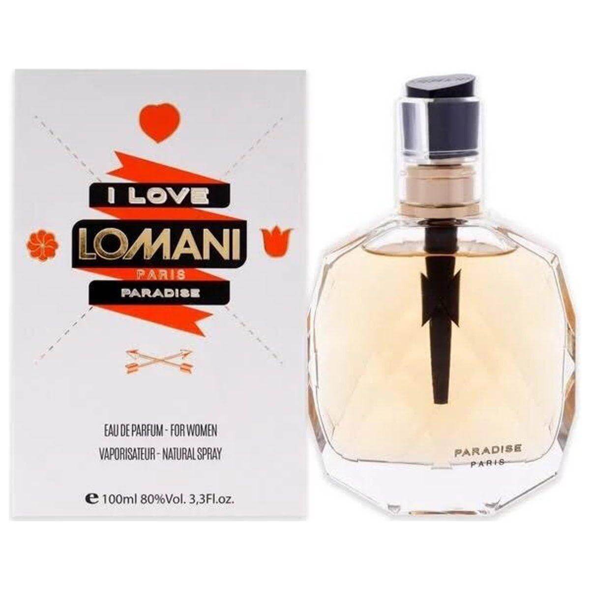 I Love Lomani Paradise by Lomani Perfume for Women EDP 3.3 oz