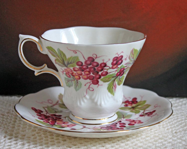 Vintage Royal Albert Tea Cup and Saucer, Carnation, Friendship Series