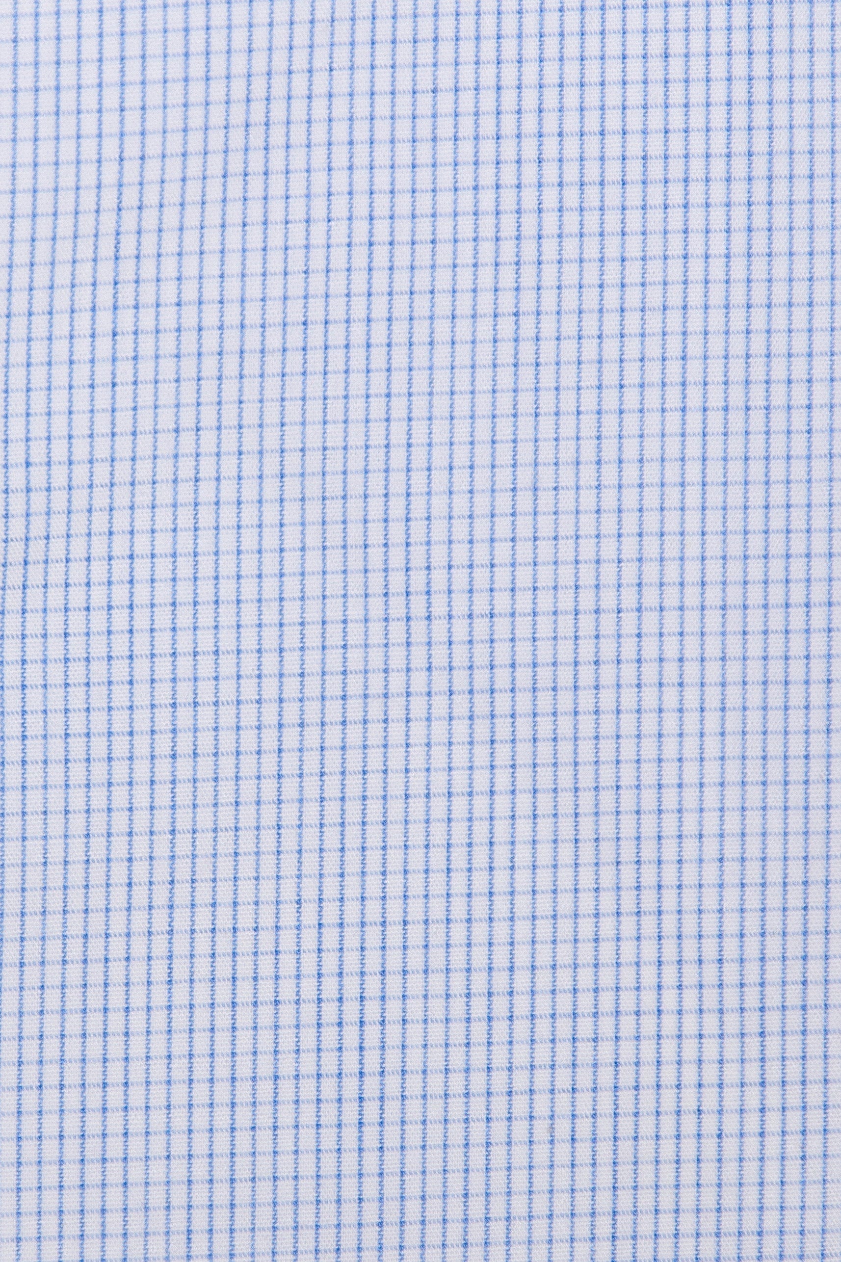 Men's Slim Fit Dress Shirt: Light Blue Square Pattern, Cotton