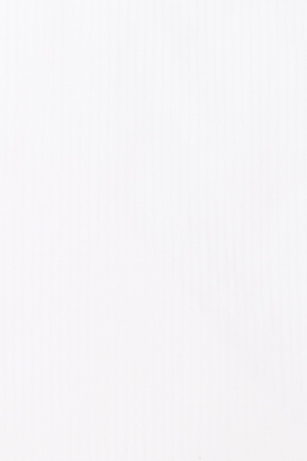 Men's White Cotton Slim Fit Dress Shirt with Collar Cover