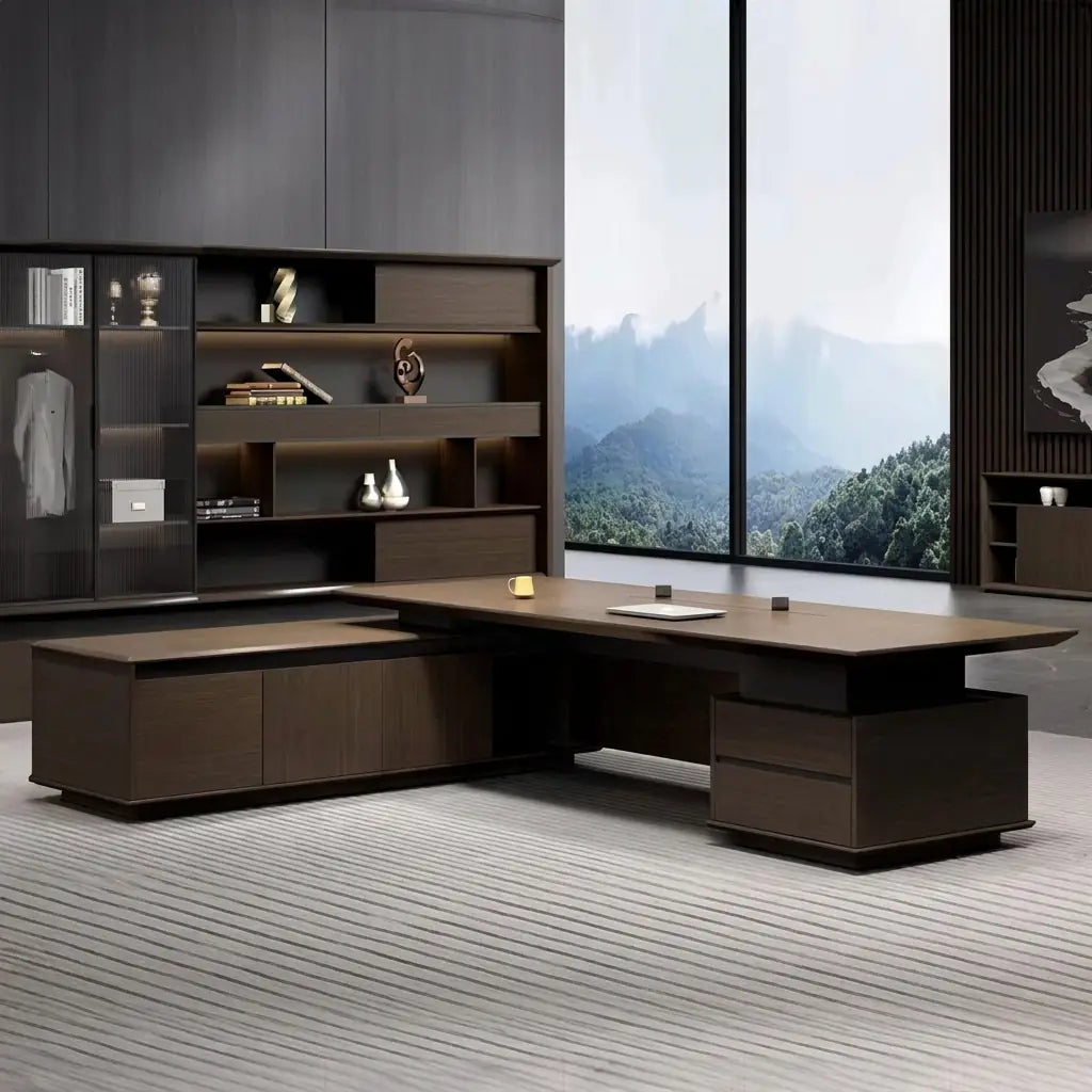 Hiley · Modern L-Shaped Executive Desk