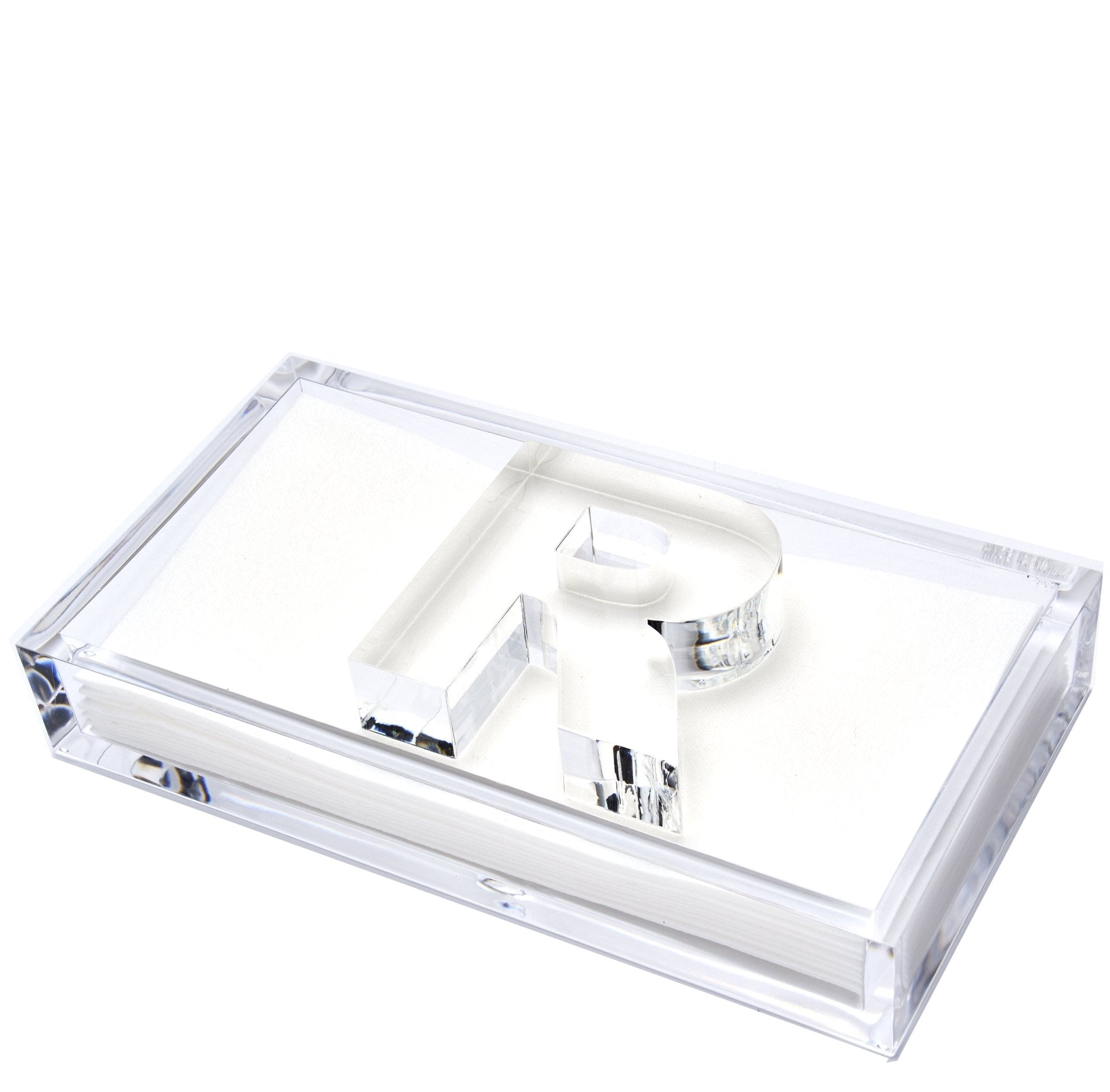 Initial Guest Towel Holder