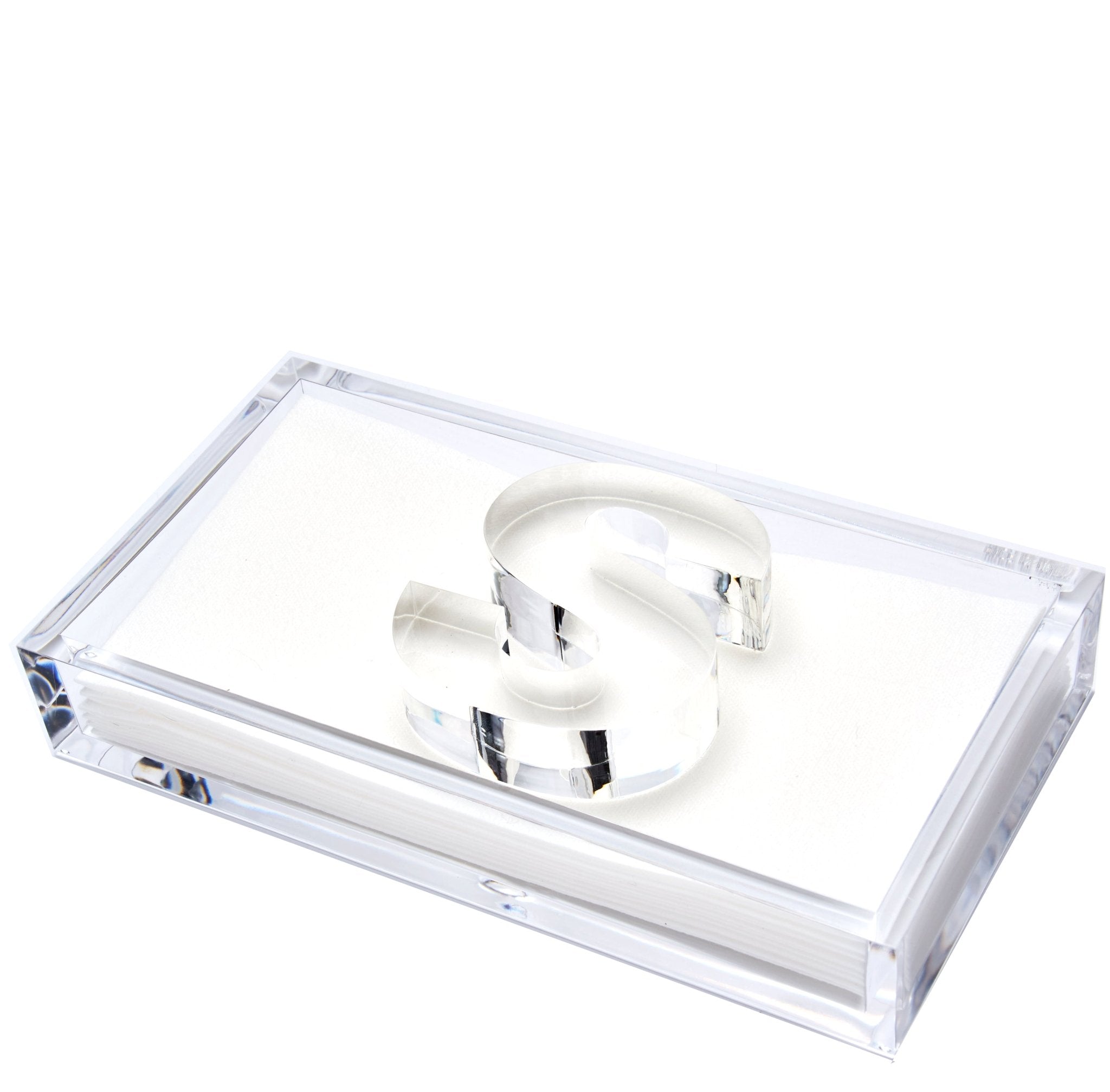 Initial Guest Towel Holder
