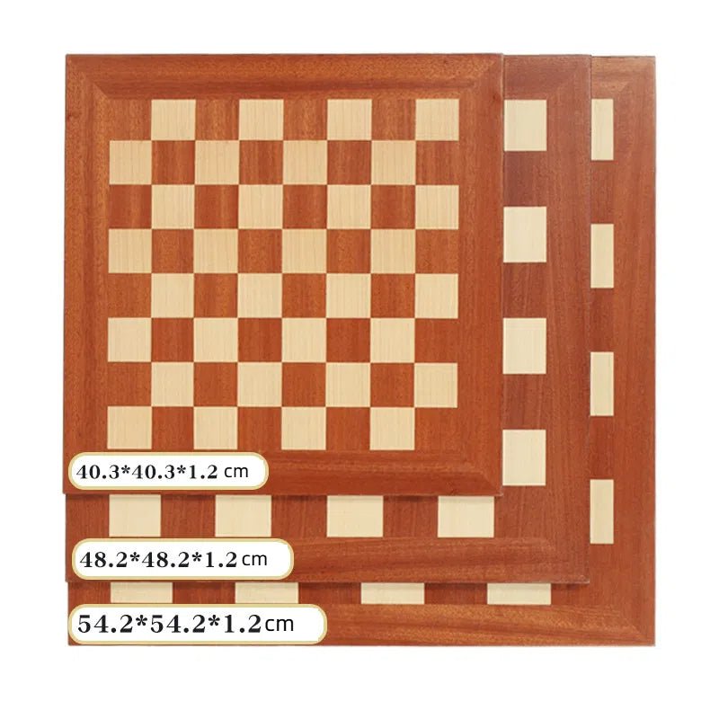 International Chess Heavy Woodgrain Chess Wooden Chess Board Western Chess Adult Luxury Set Chess - Overture Gifts