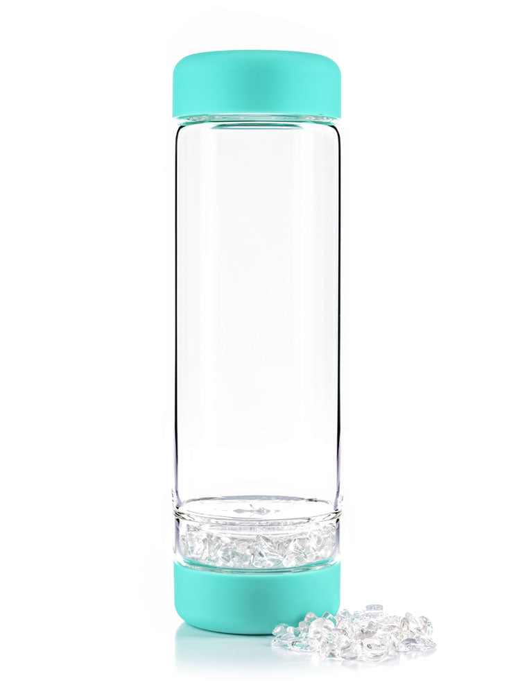 inu! CRYSTAL | The Original DIY Crystal Water Bottle with Clear Quartz