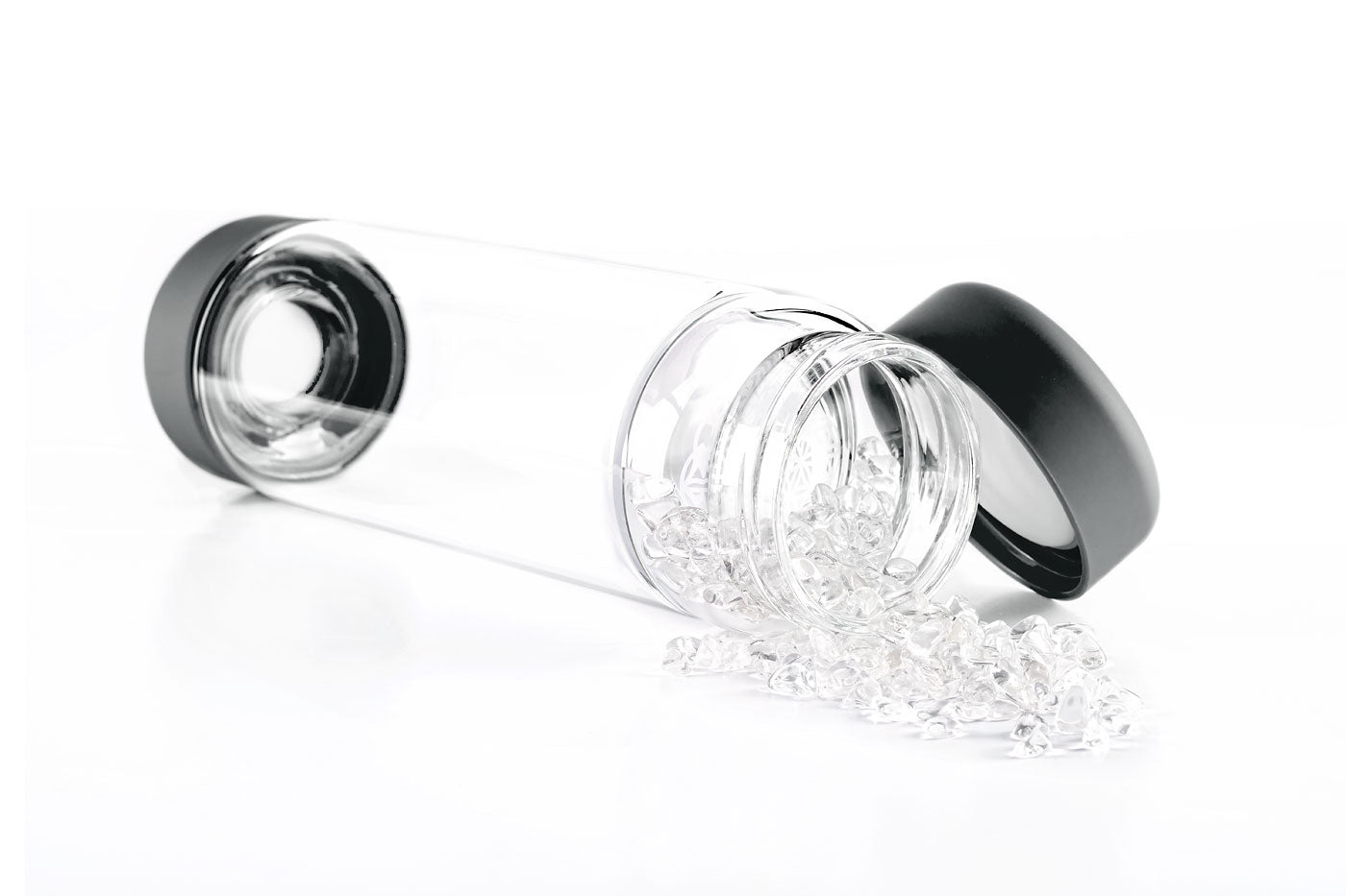 inu! CRYSTAL | The Original DIY Crystal Water Bottle with Clear Quartz