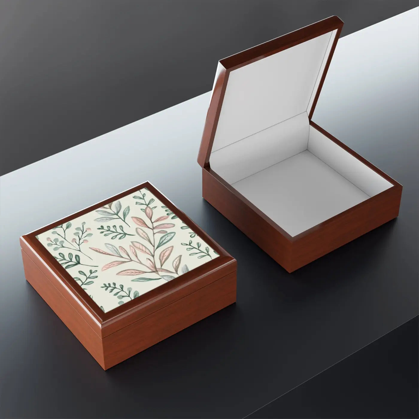 Luxury Dual-hinge Jewelry – Glossy Finish - Dipaliz
