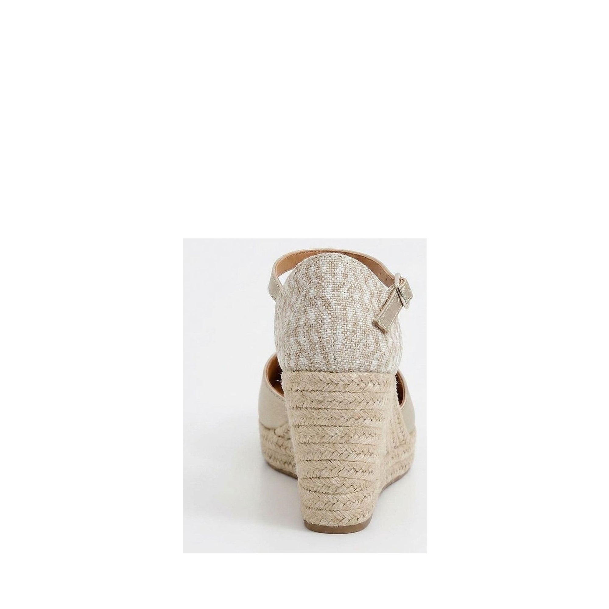 Jimena High Strap Gold-Linen