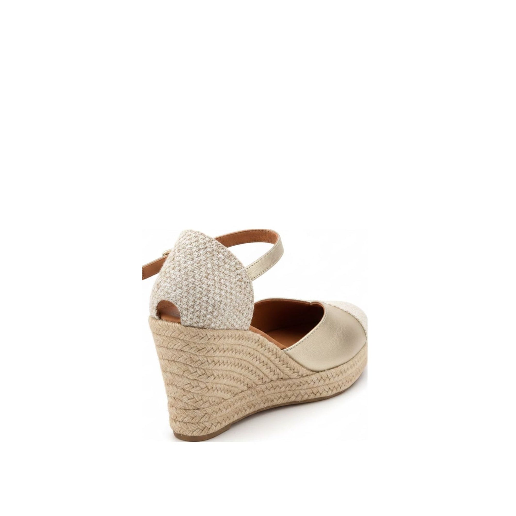 Jimena High Strap Gold-Linen