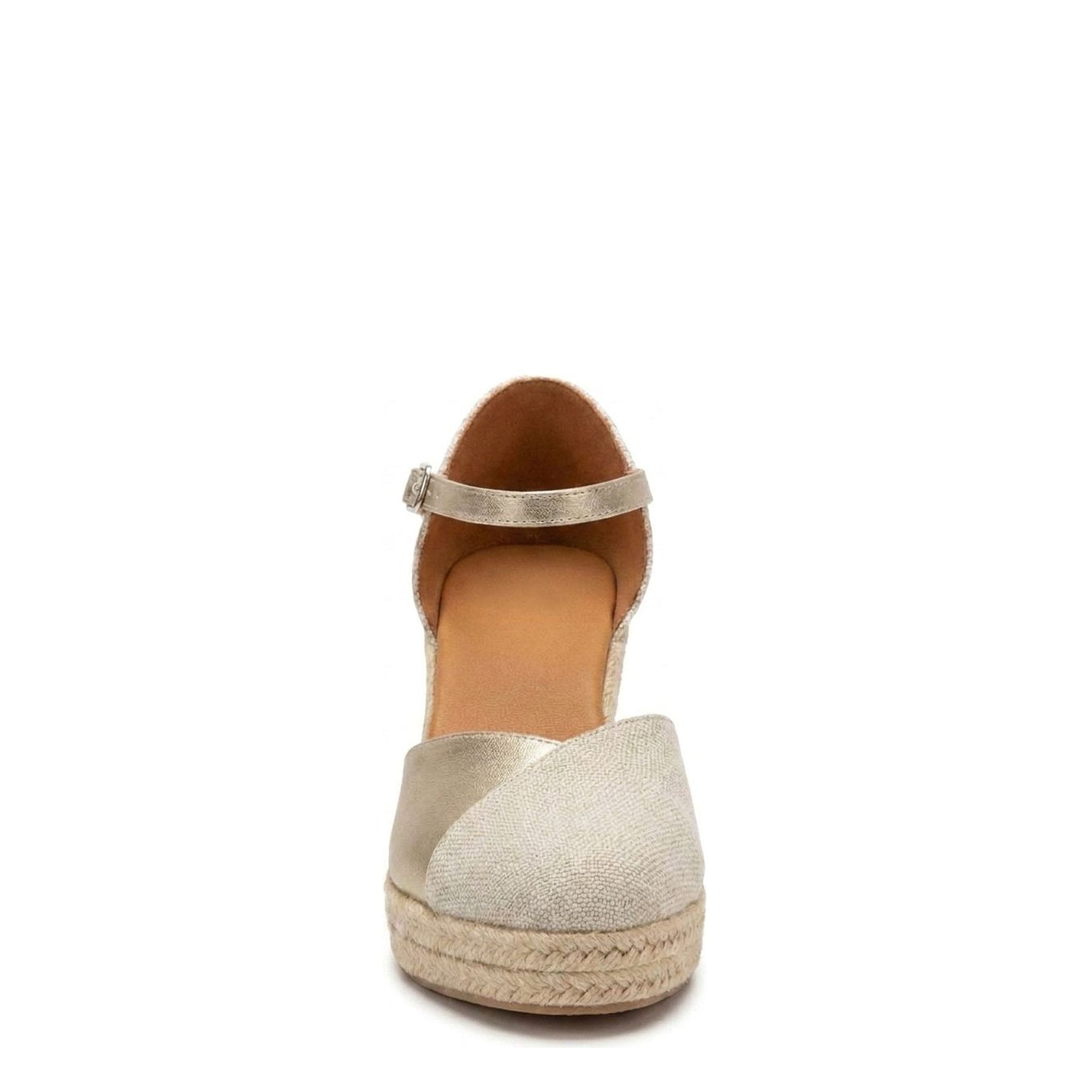 Jimena High Strap Gold-Linen
