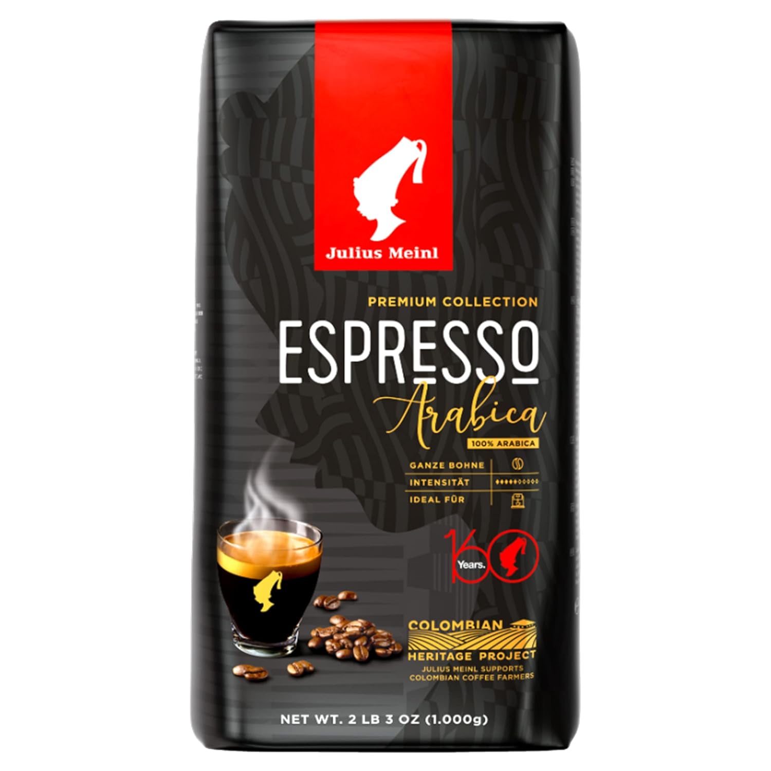 Julius Meinl Premium Collection Espresso Arabica Whole Bean Coffee 2.2lbs/1kg - Overture Gifts