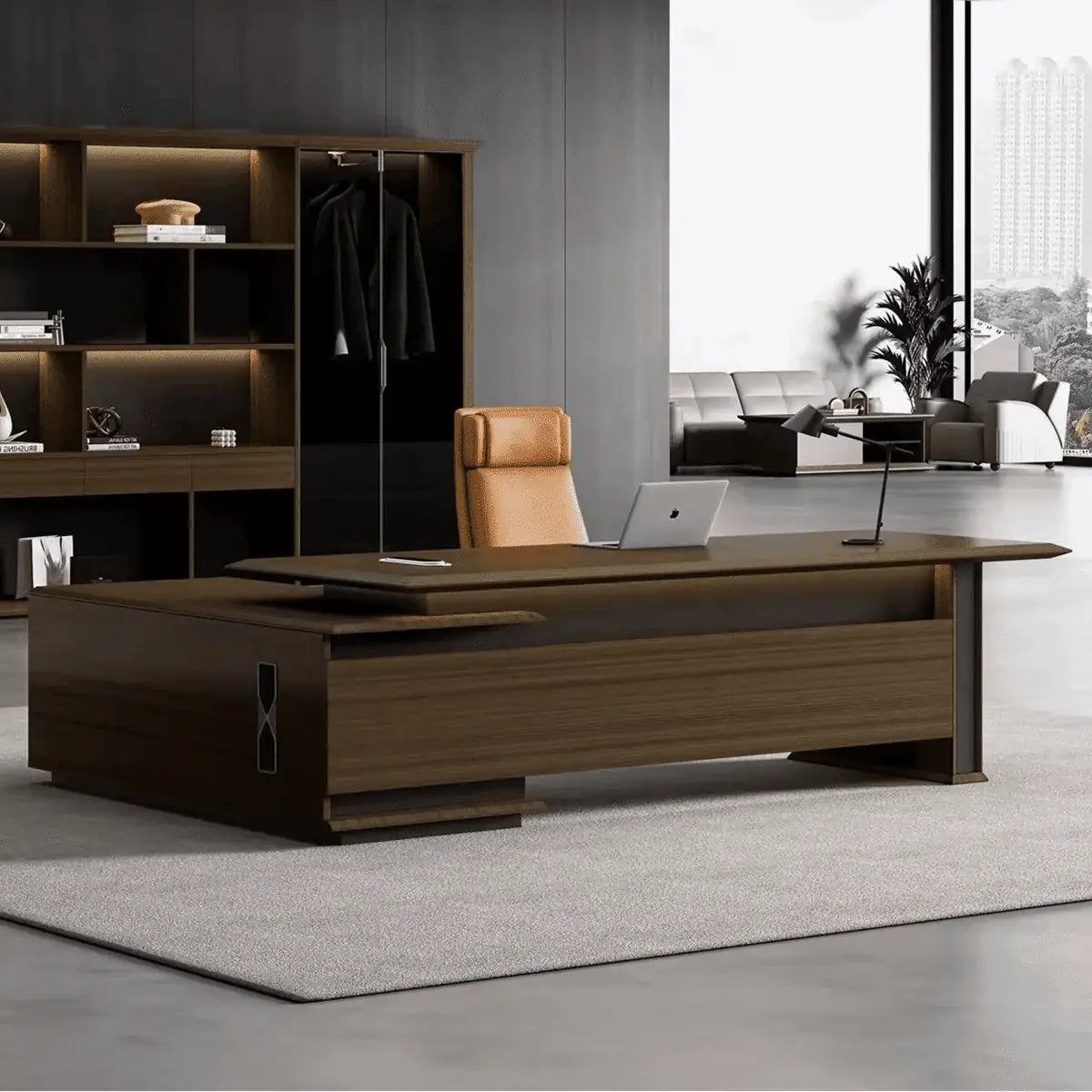 Milner · Modern L-Shaped Executive Desk