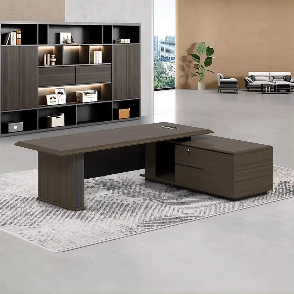 Milner · Modern L-Shaped Executive Desk