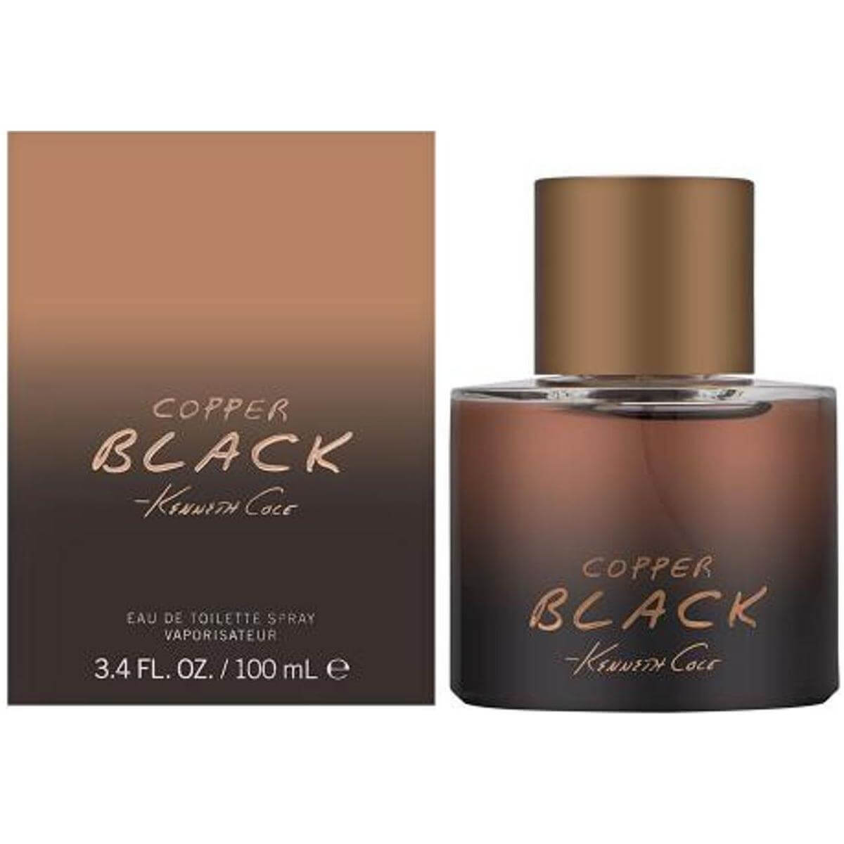 Kenneth Cole Copper Black Eau de Toilette EDT 3.4 oz Cologne for Men