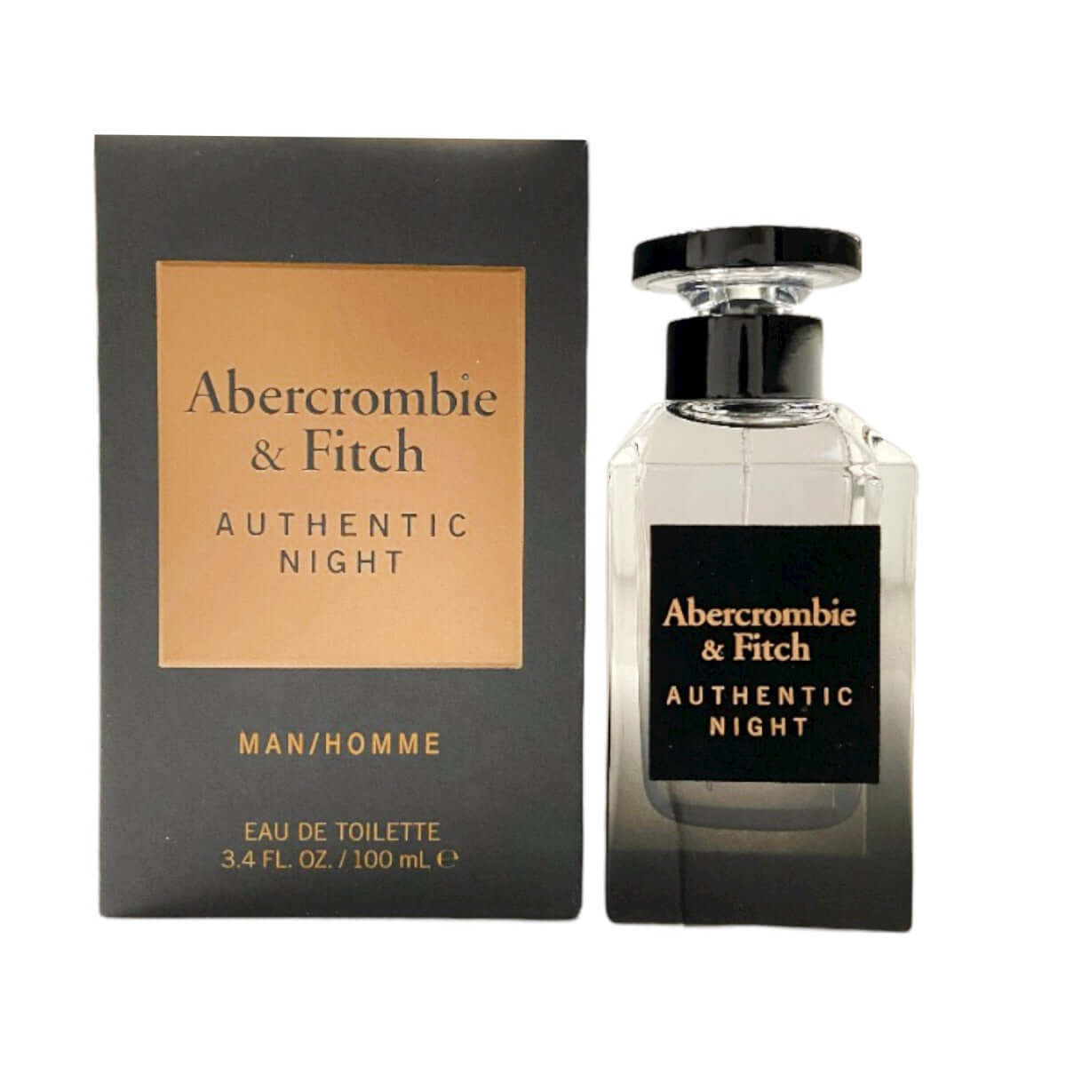 Abercrombie & Fitch Authentic Night EDT Spray 3.4 oz