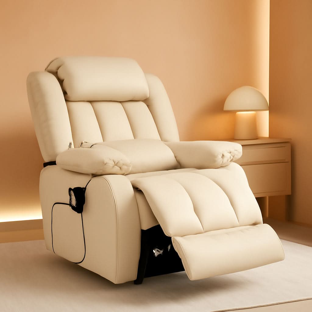 Large Reclining Lift Chair With Dual Motor Massage - Overture Gifts