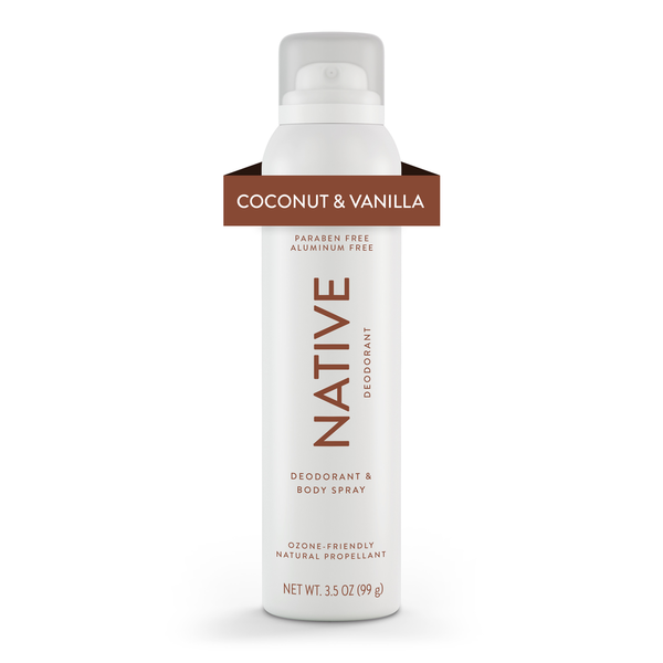 Native Coconut & Vanilla Deodorant & Body Spray