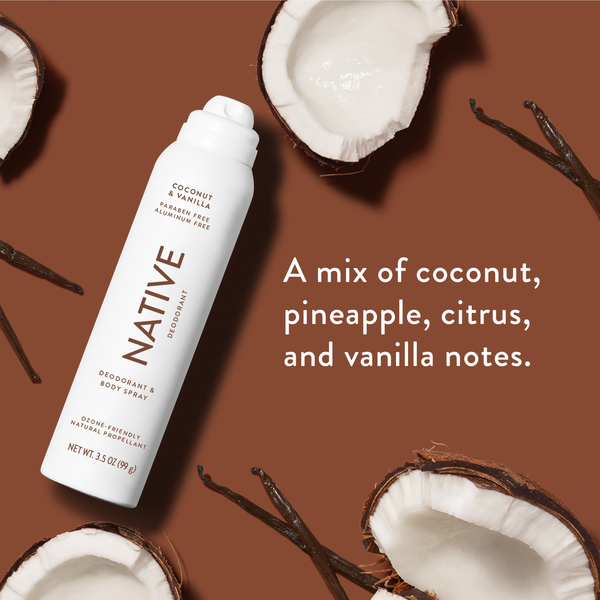 Native Coconut & Vanilla Deodorant & Body Spray