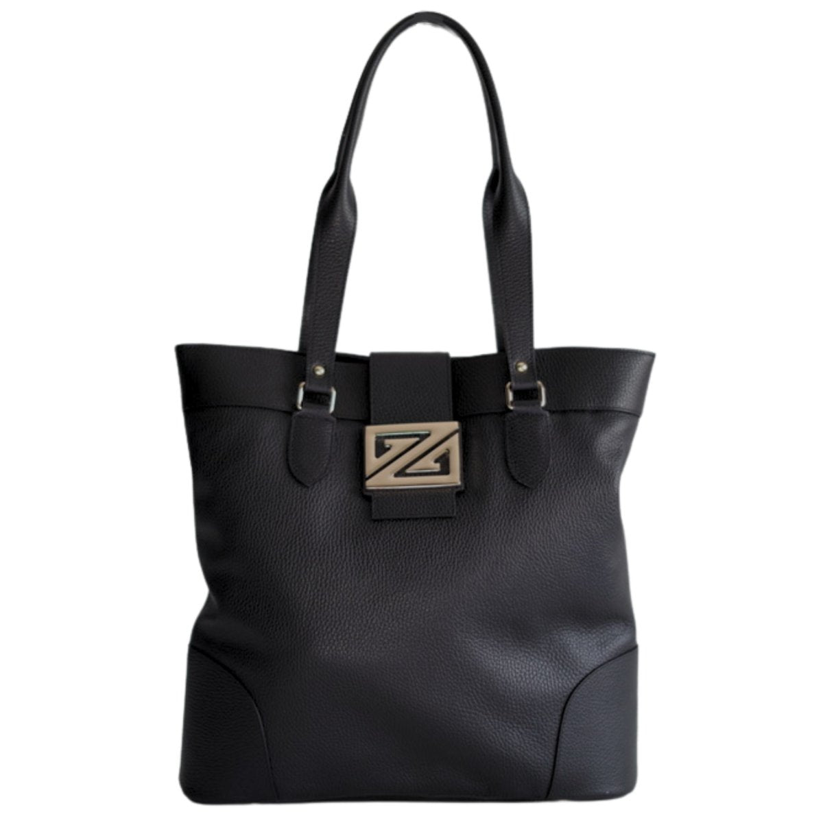 Zoey Bag - Leather Tote Bag for Work & Travel – Italian Genuine Leather - Made in Italy