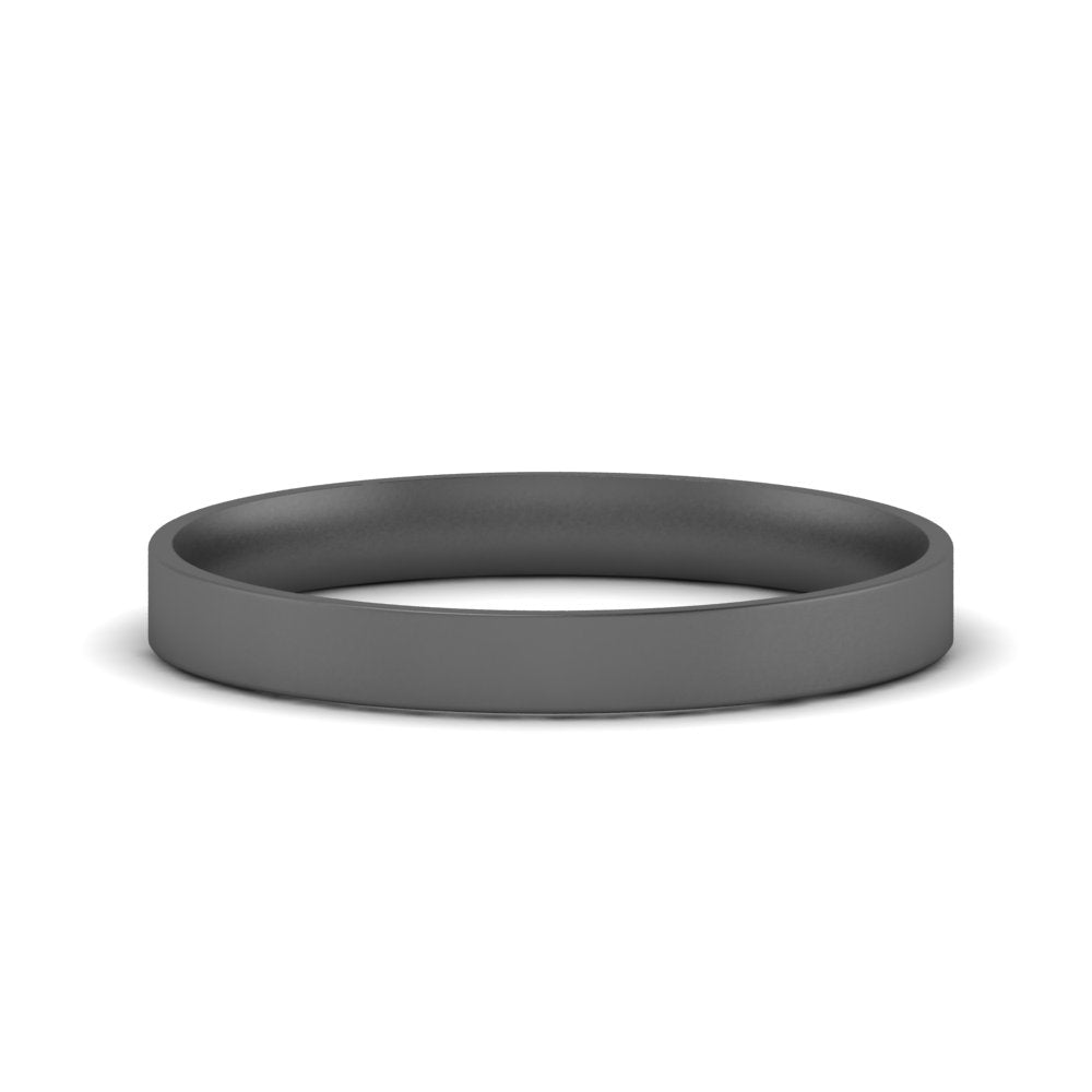 Light Weight Flat Mens Wedding Band