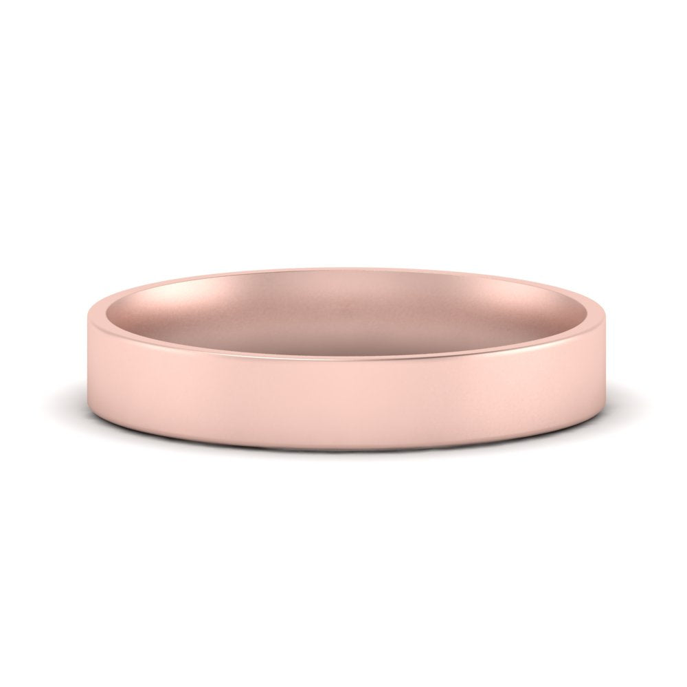 Light Weight Flat Mens Wedding Band