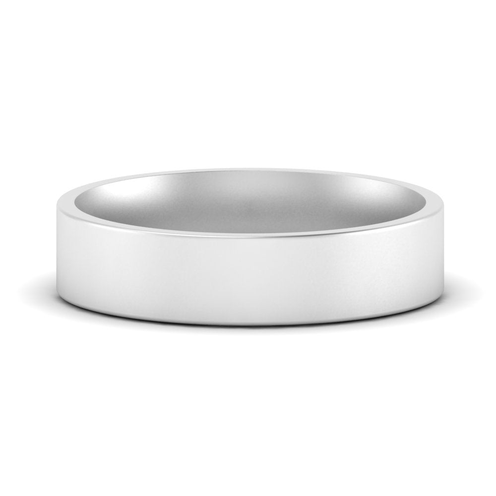 Light Weight Flat Mens Wedding Band