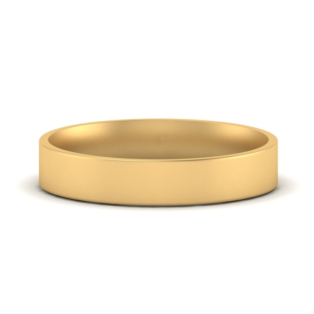 Light Weight Flat Mens Wedding Band