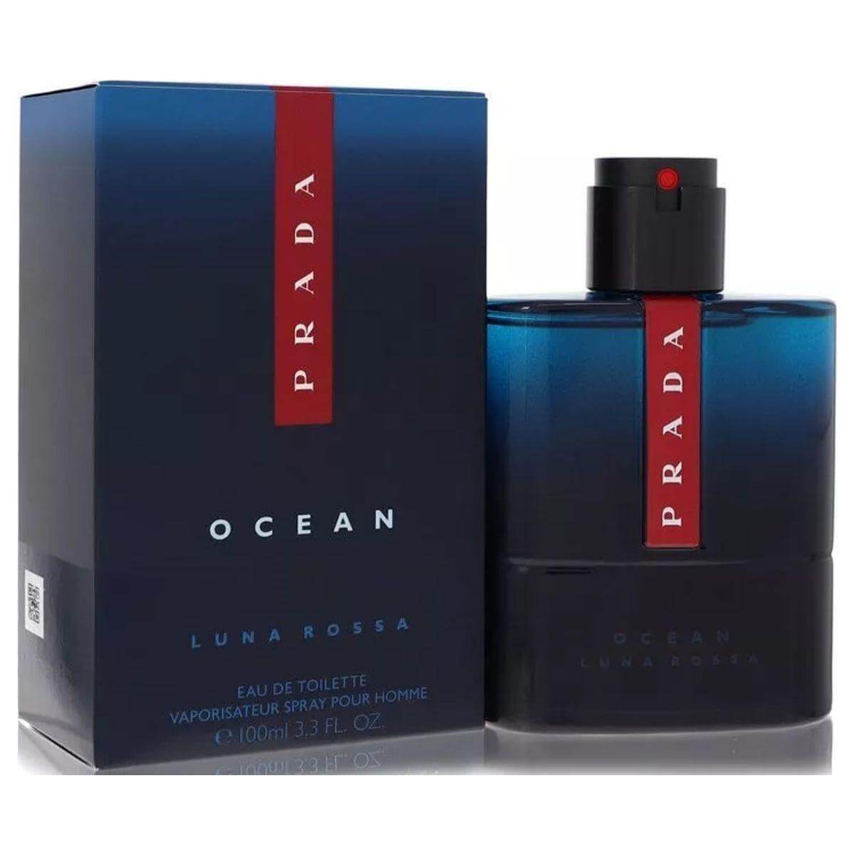 Prada Luna Rossa Ocean Eau De Toilette Spray for Men 3.4 oz
