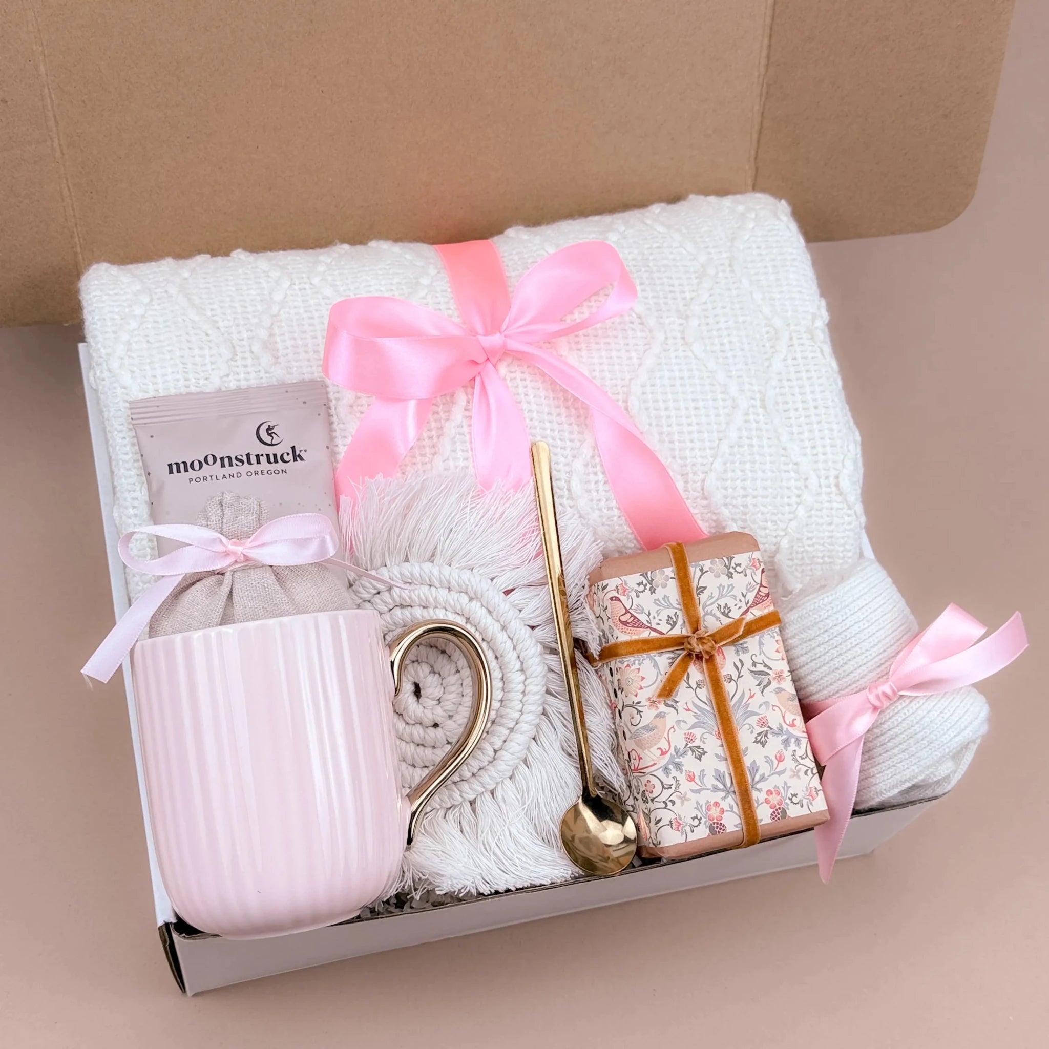 Luxurious Care Package | Premium Self Care Gift Set With Cozy Treats - Overture Gifts