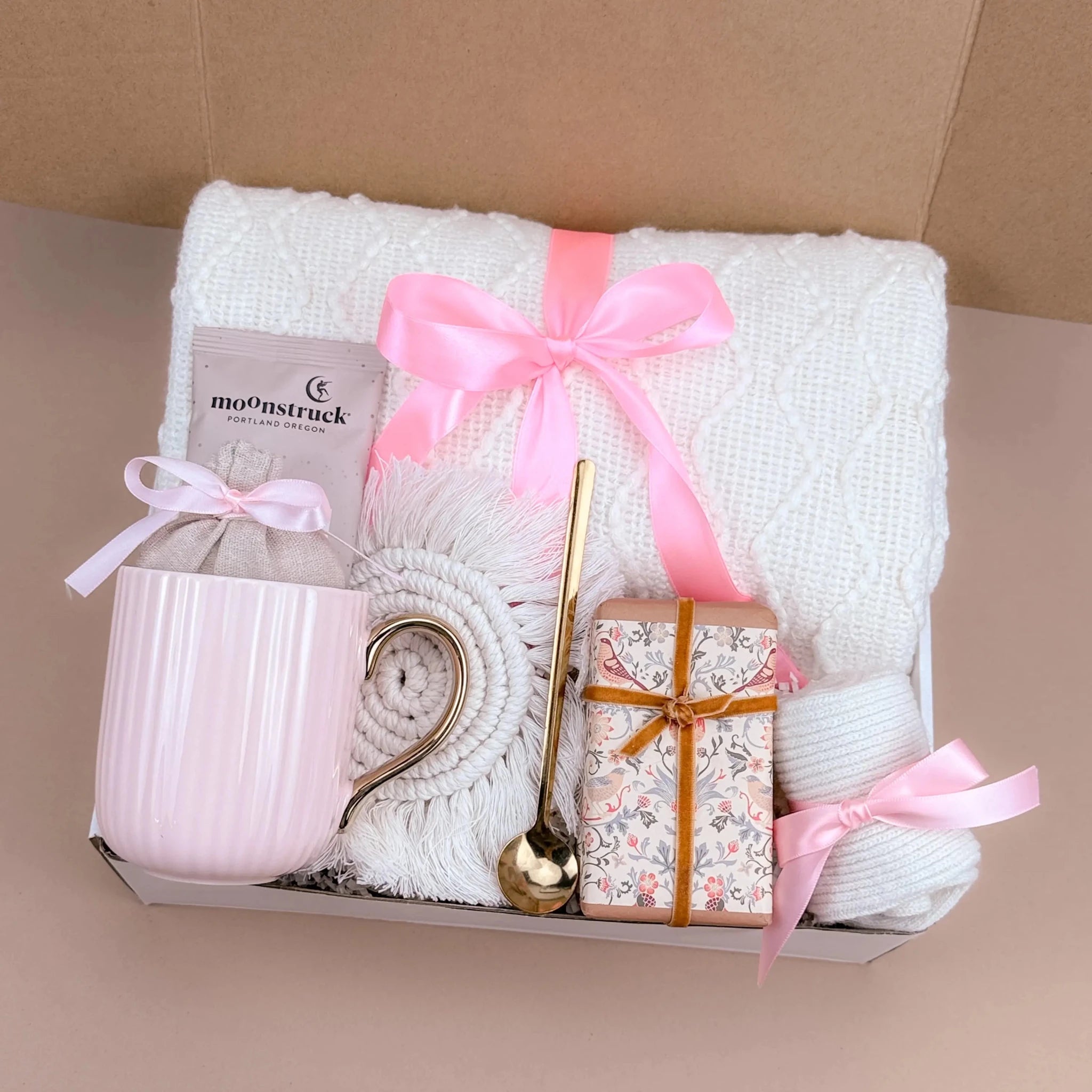Luxurious Care Package | Premium Self Care Gift Set With Cozy Treats - Overture Gifts